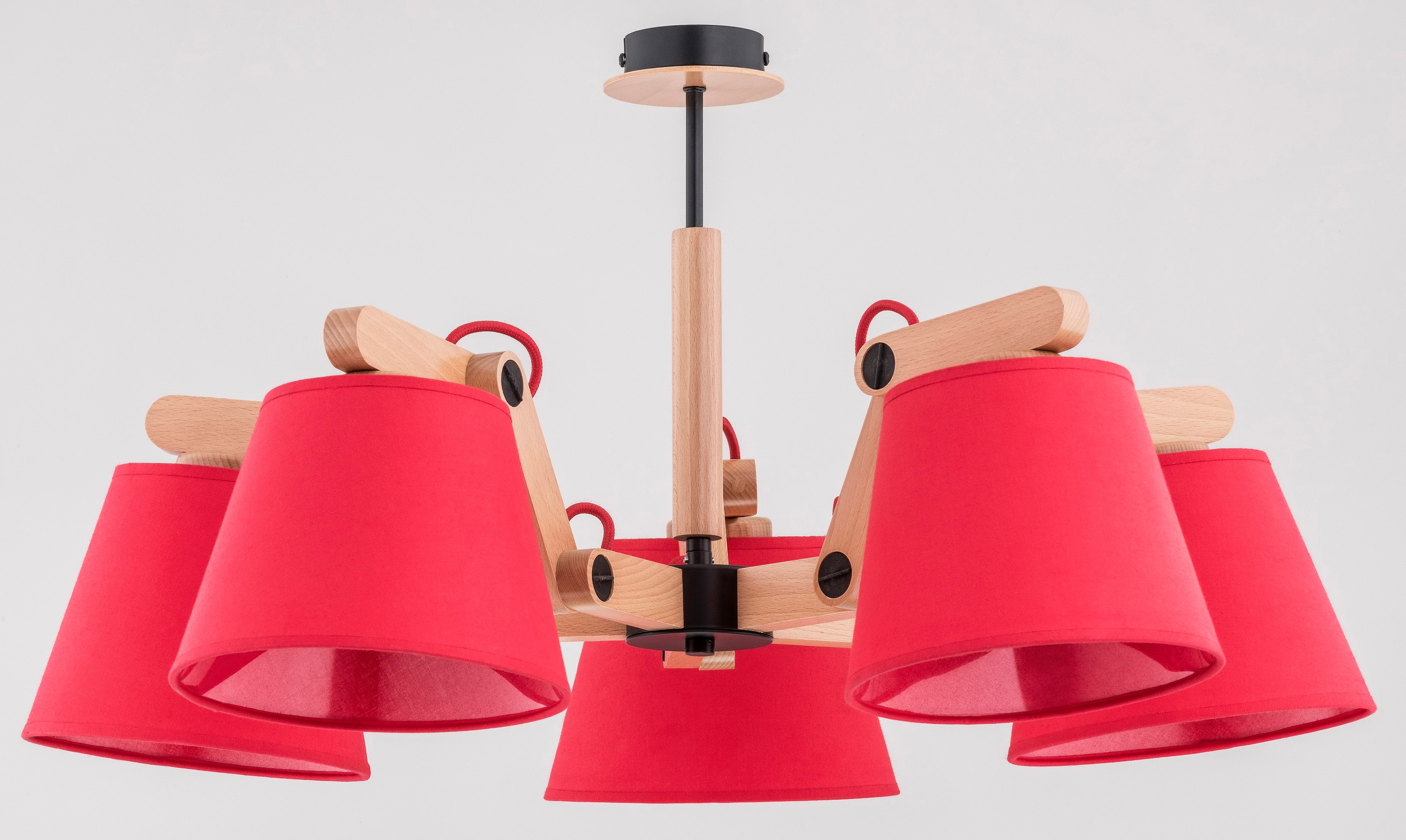 Потолочная люстра Alfa Joga Red 22245