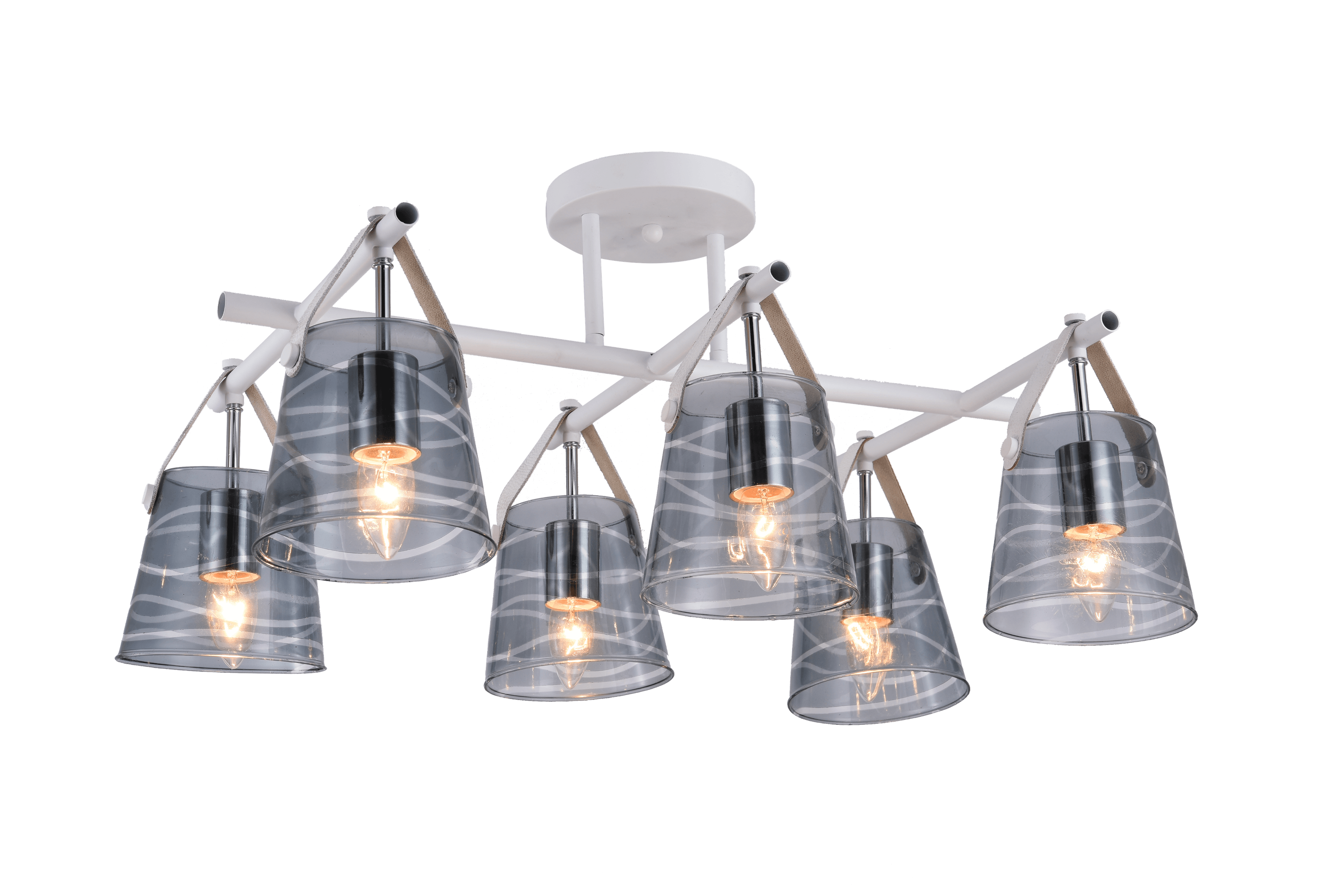 Потолочная люстра J-light Rib 2359/6C