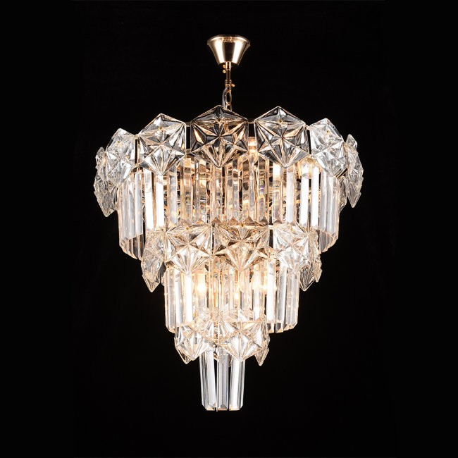 Подвесная хрустальная люстра Одилия Wedo Light 70620.01.01.09