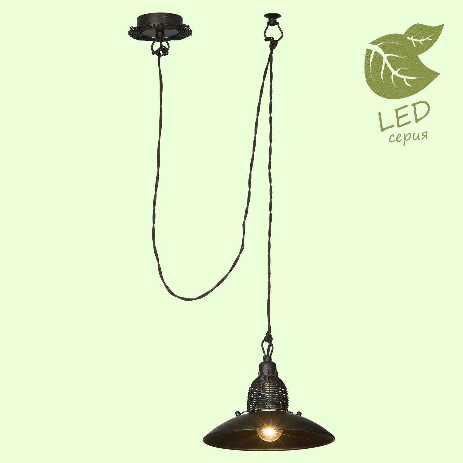 Светильник подвесной Lussole LOFT Ancona GRLSN-1076-01