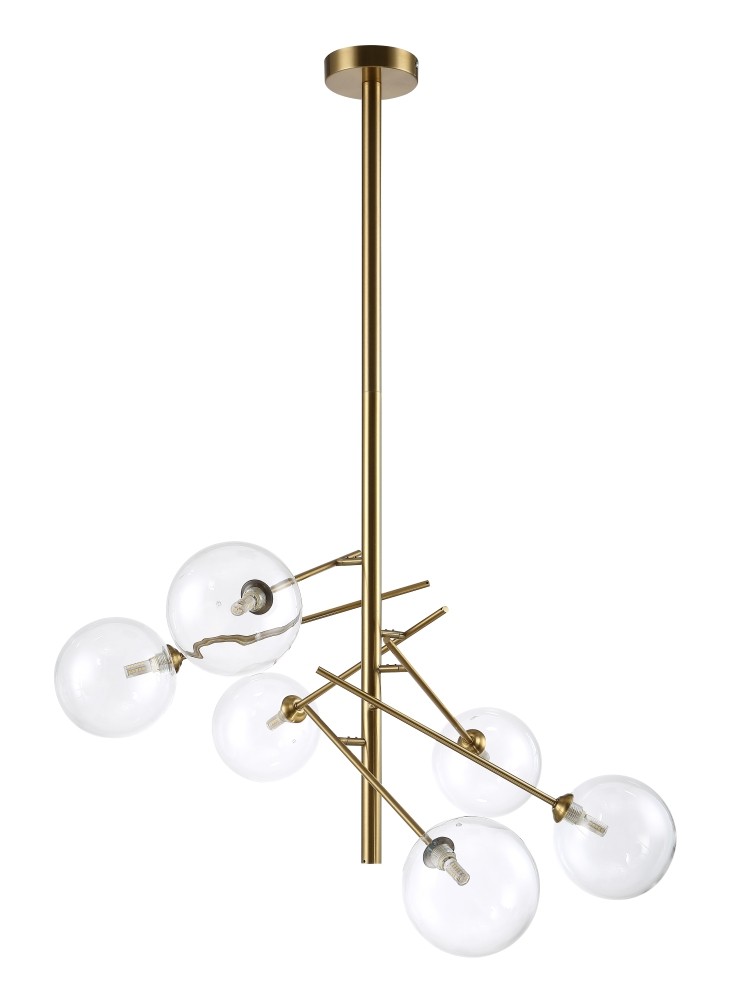 Потолочная люстра Crystal Lux Marcos MARCOS SP6 BRONZE