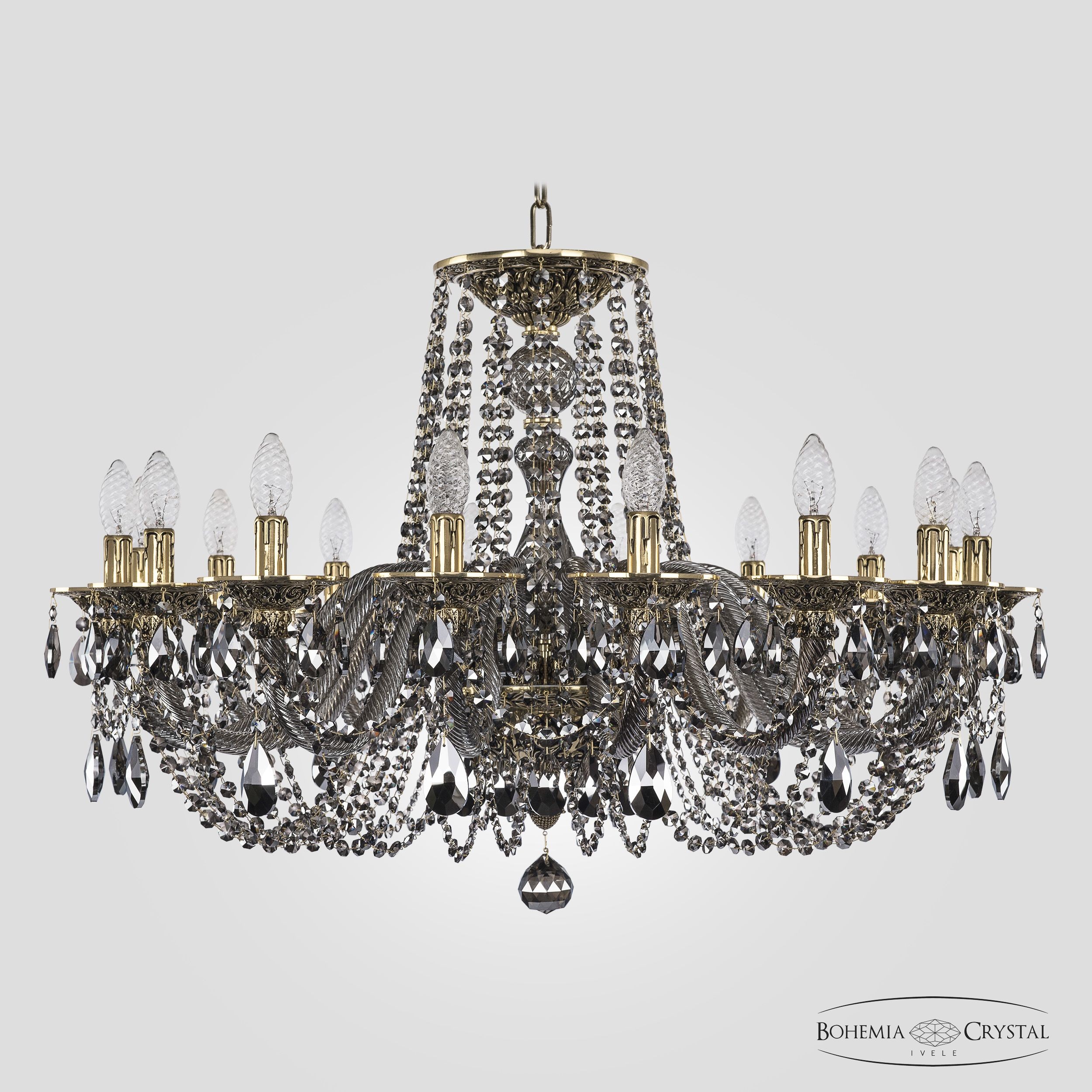 Подвесная хрустальная люстра 1602 Bohemia 16102/16/300 GB M781