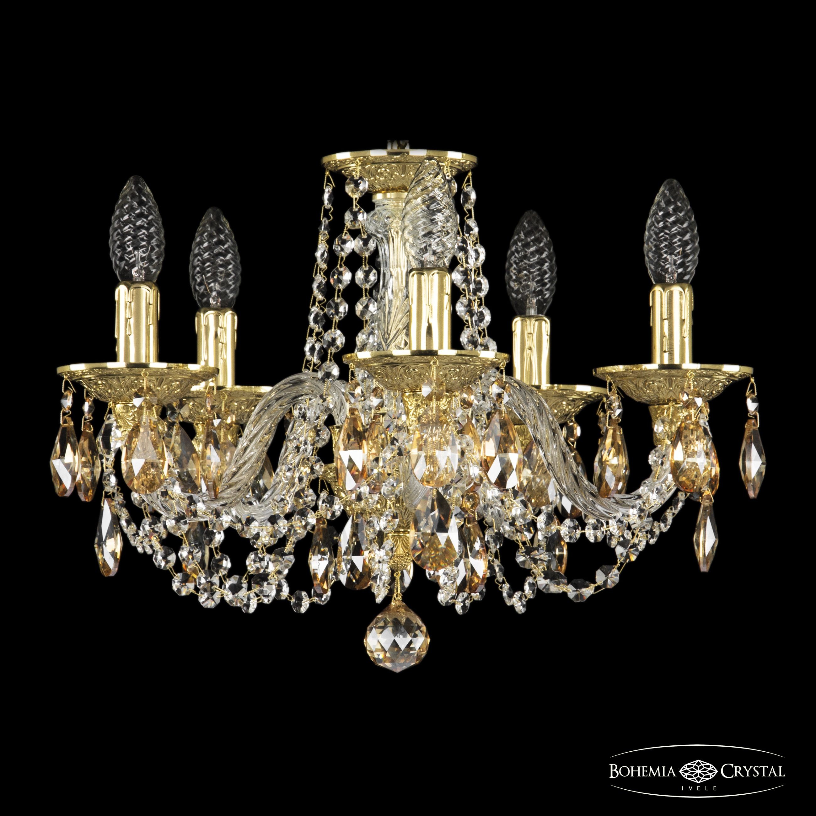 Подвесная хрустальная люстра 1602 Bohemia 16102/5/141 G K721