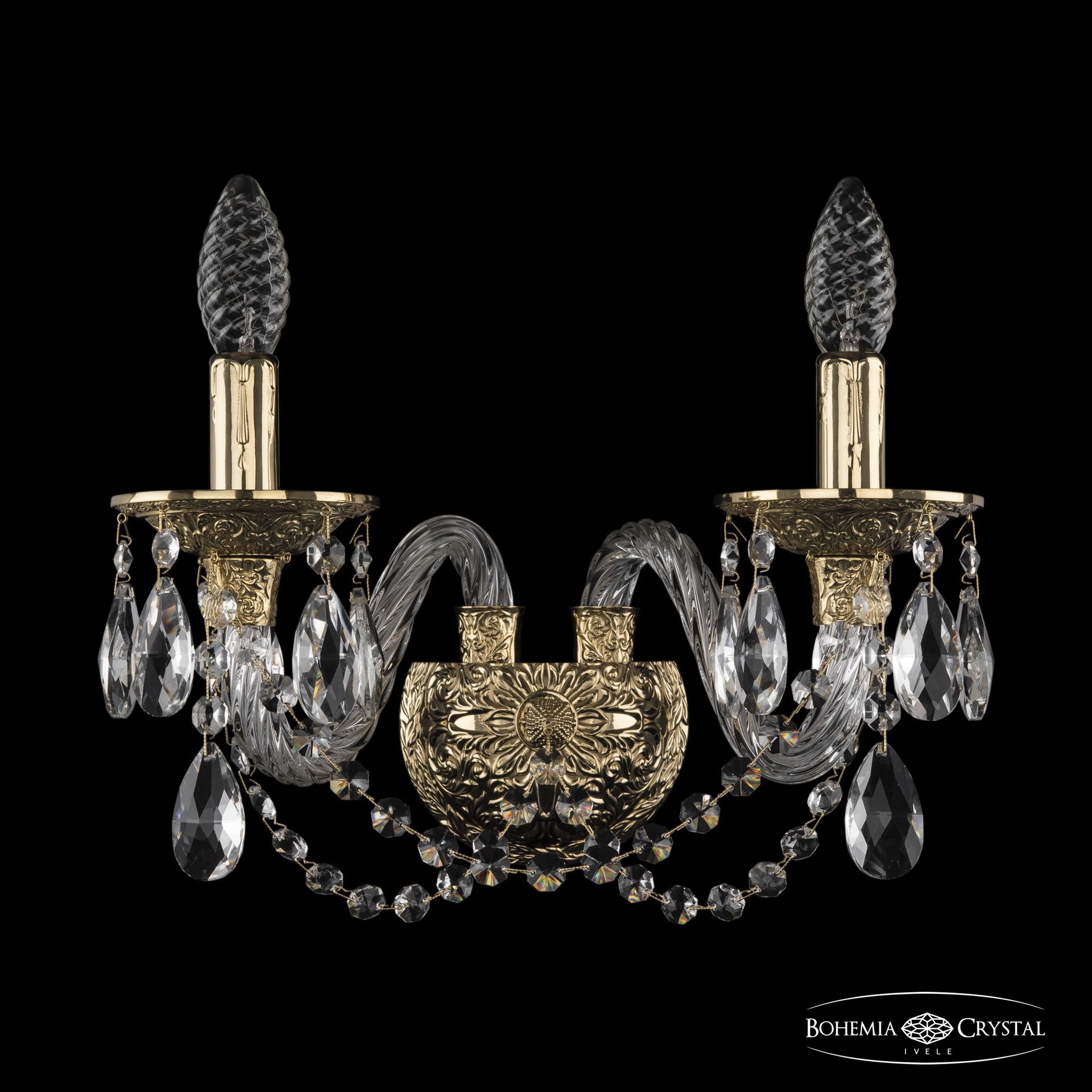 Настенное бра Bohemia 16102B/2/165 G