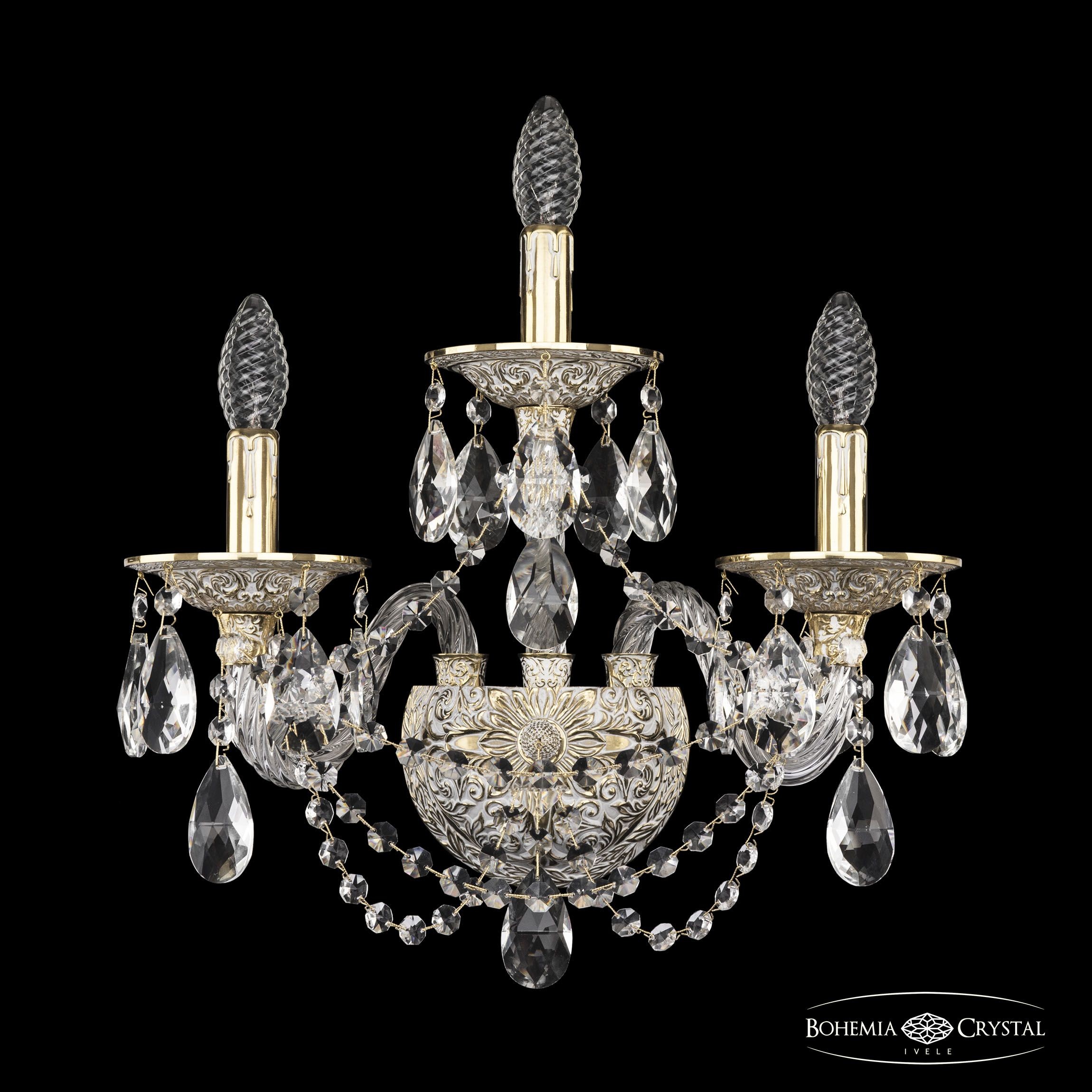 Настенное бра Bohemia 16106B/2+1/165/XL GW