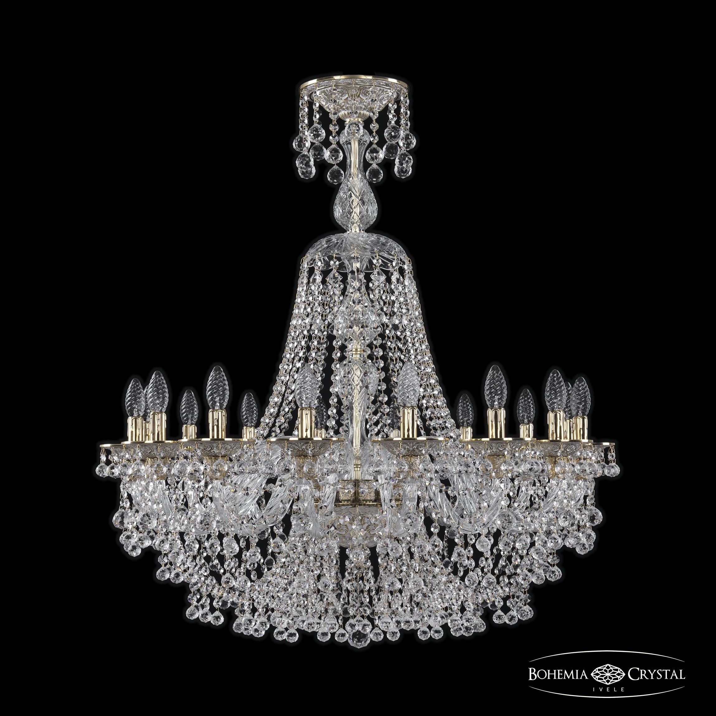 Подвесная хрустальная люстра 1609 Bohemia 16109/16/300/XL-95 GW