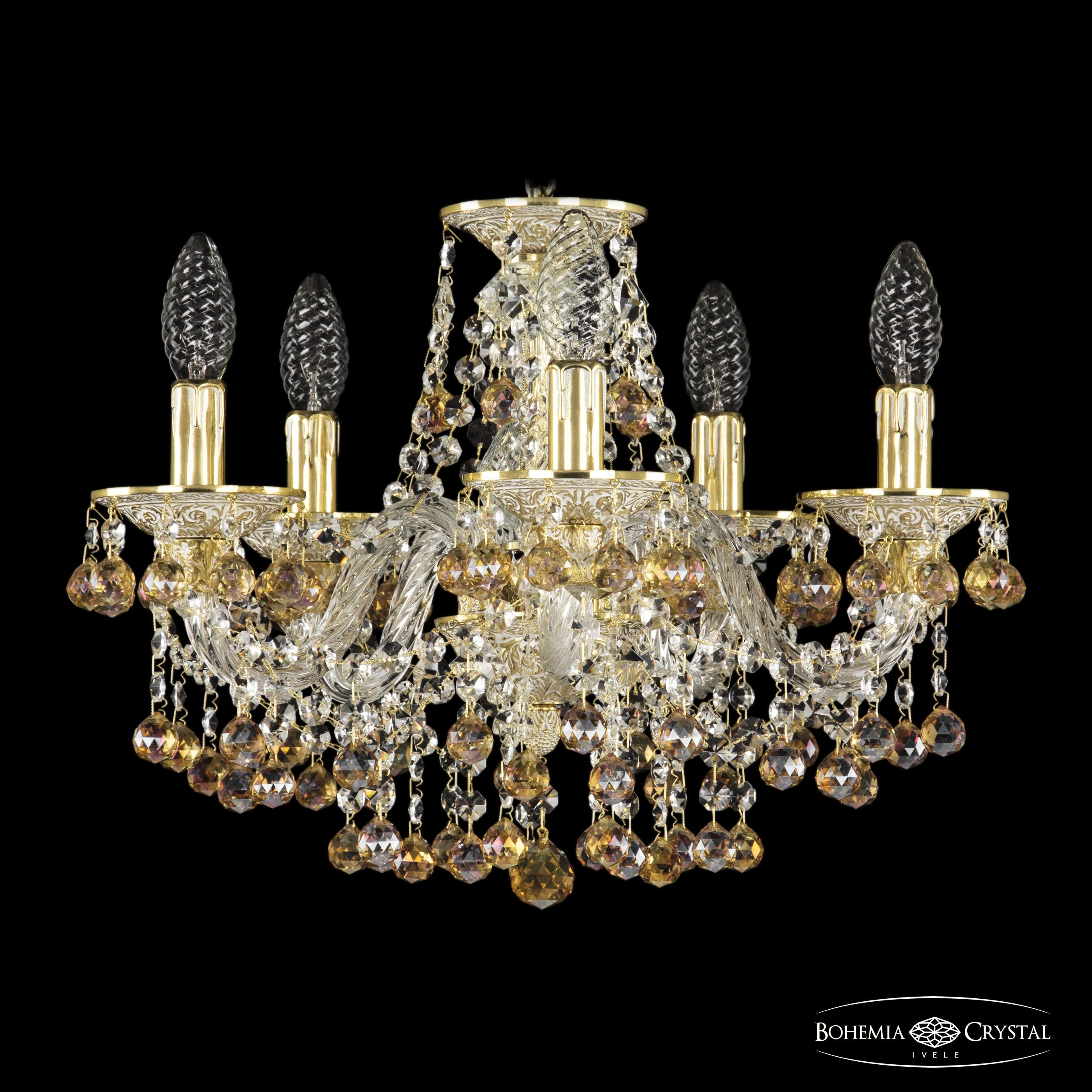 Подвесная хрустальная люстра 1609 Bohemia 16109/5/141 GW K777
