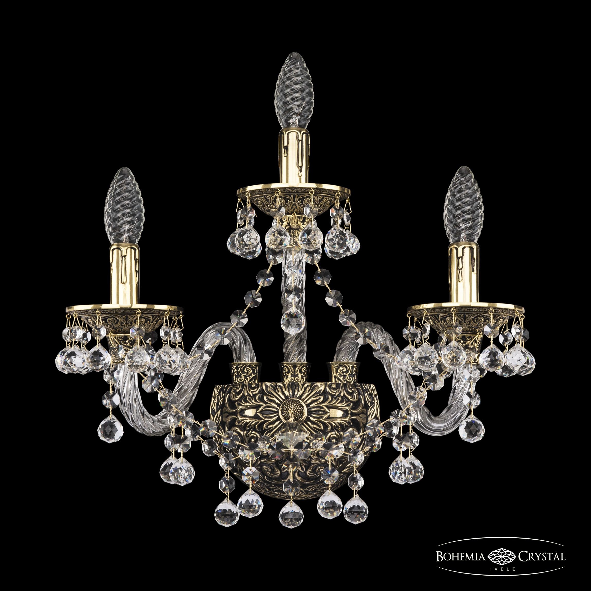 Настенное бра Bohemia 16109B/2+1/165 GB