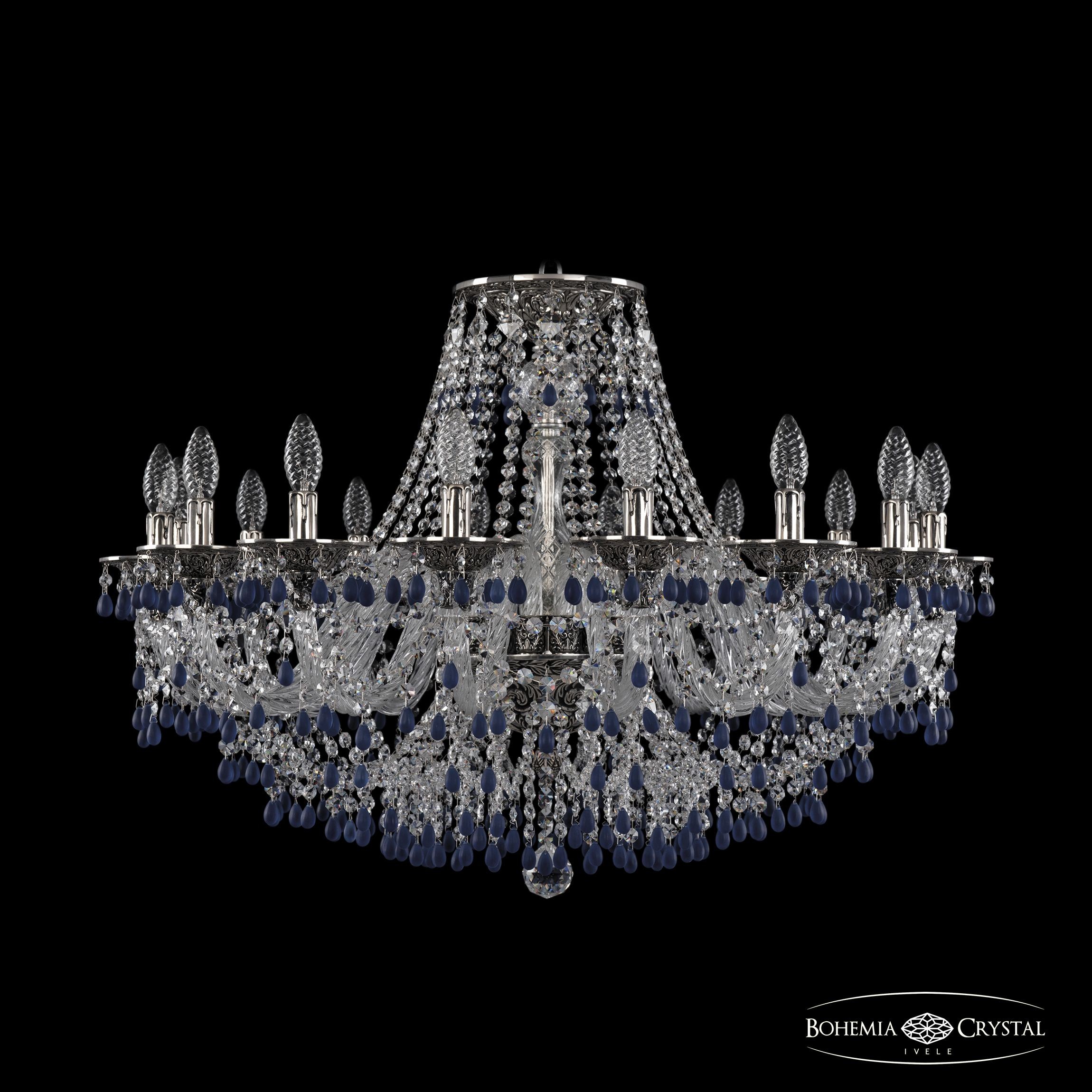 Подвесная хрустальная люстра 1610 Bohemia 16110/16/300 NB V3001