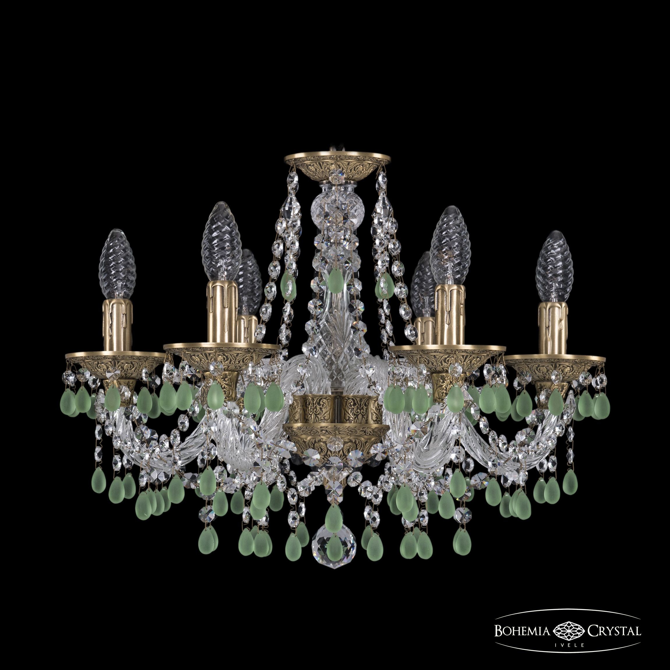 Подвесная хрустальная люстра 1610 Bohemia 16110/6/165 FP V5001