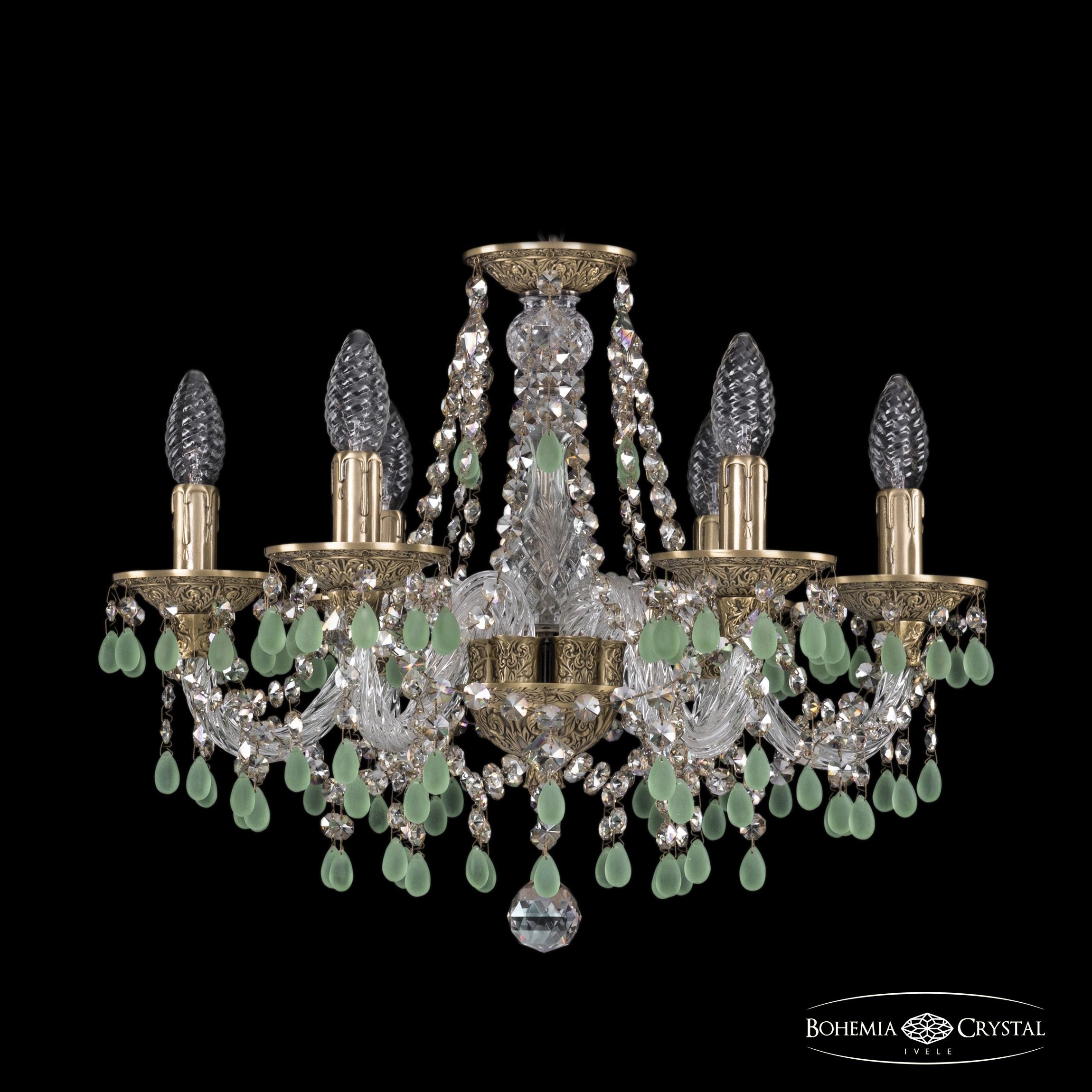 Подвесная хрустальная люстра 1610 Bohemia 16110/6/165 FP V5001 R801