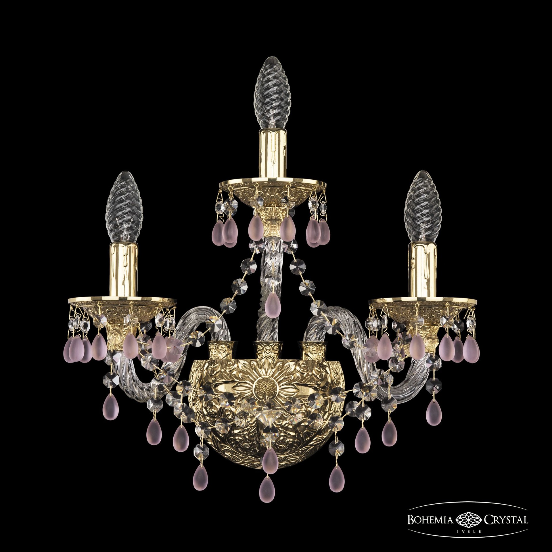 Настенное бра Bohemia 16110B/2+1/141 G V7010