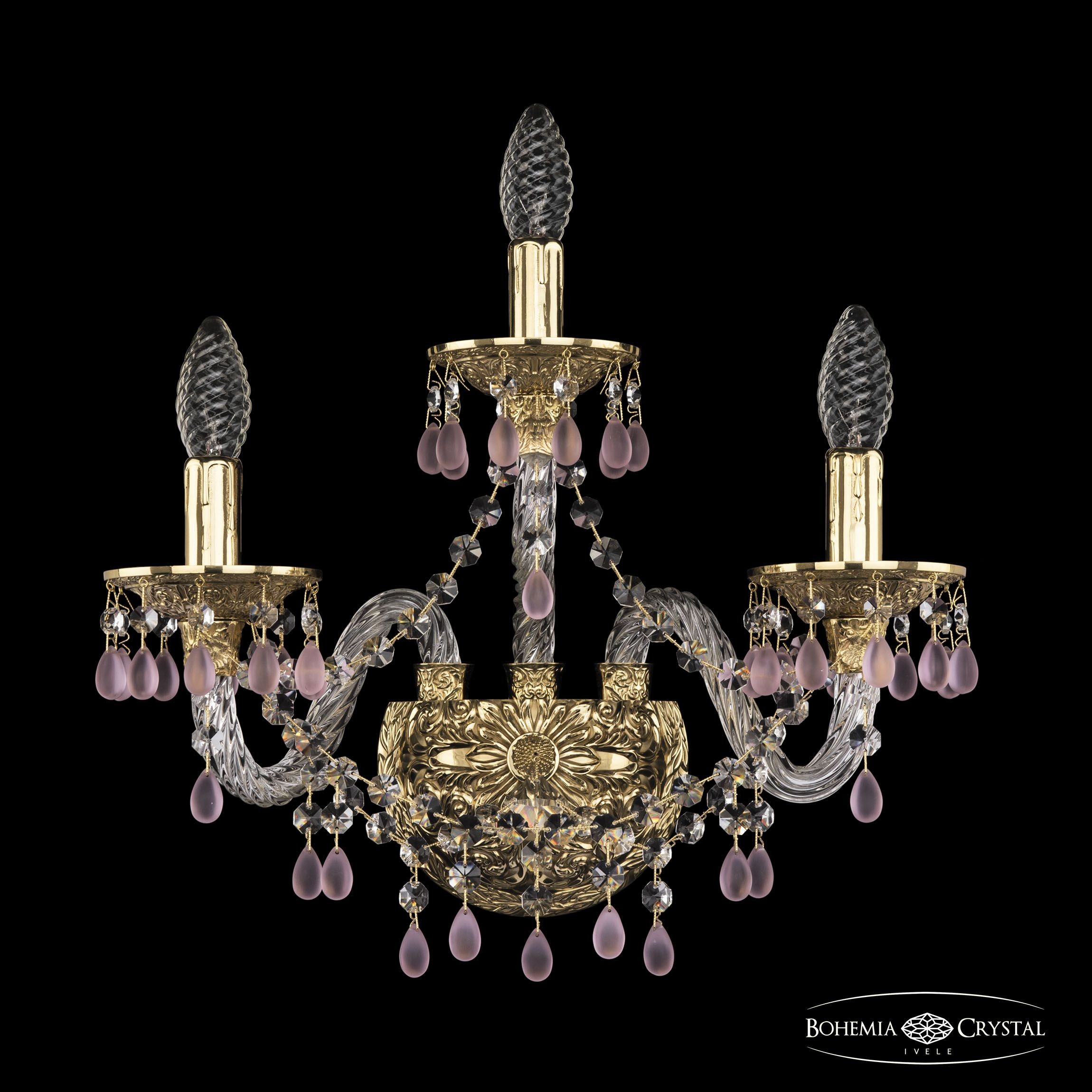 Настенное бра Bohemia 16110B/2+1/165 G V7010