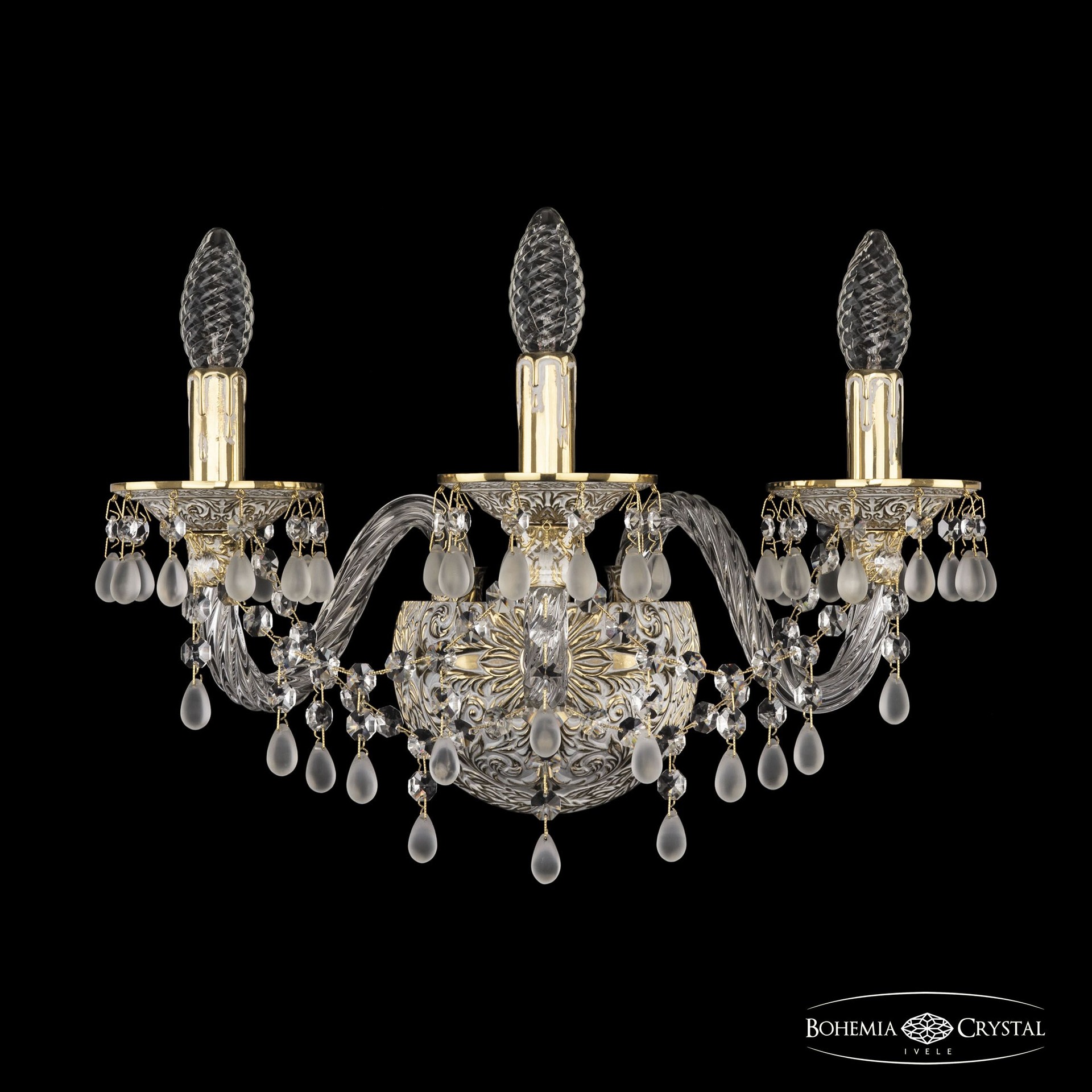 Настенное бра Bohemia 16110B/3/165 GW V0300