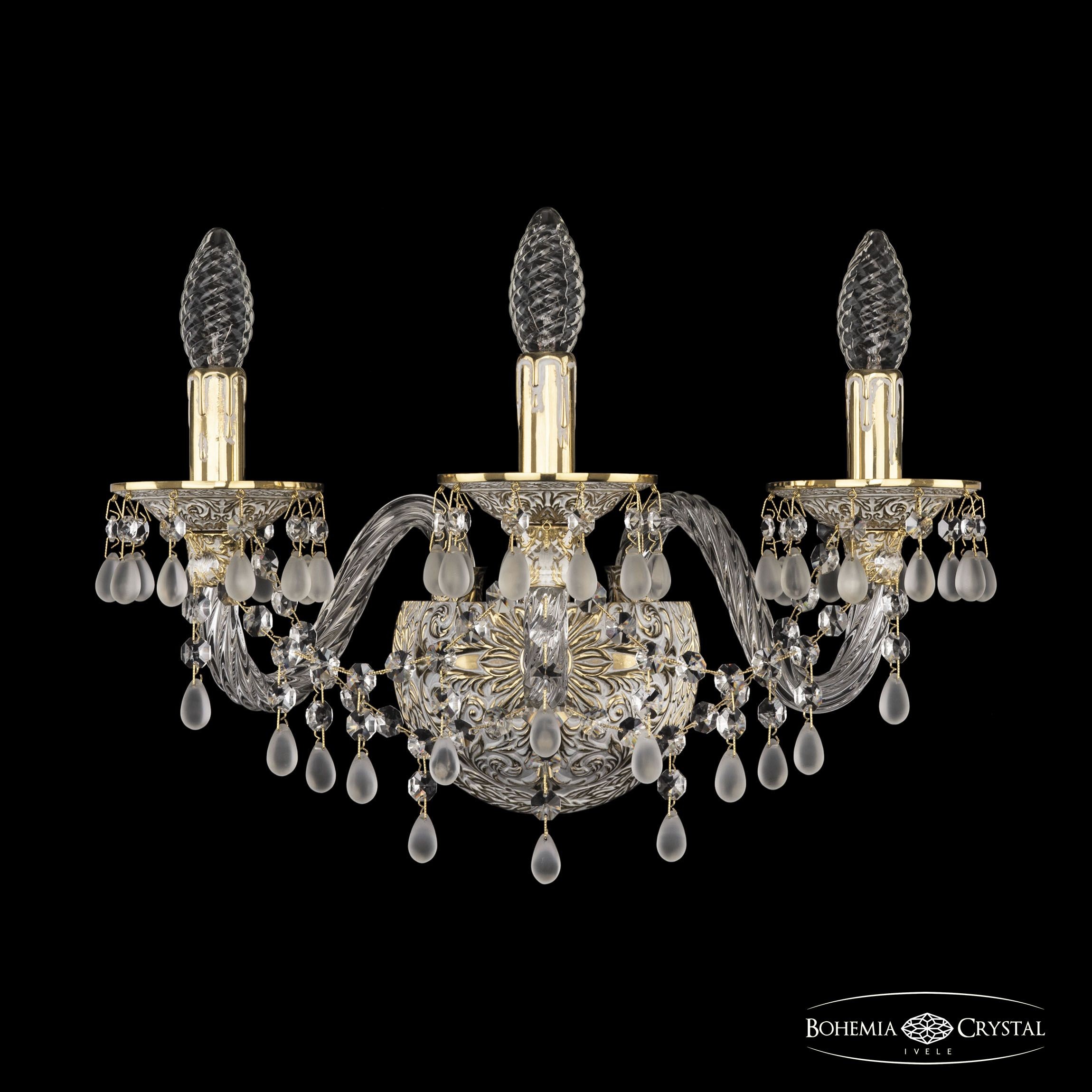 Настенное бра Bohemia 16110B/3/165 GW V0300