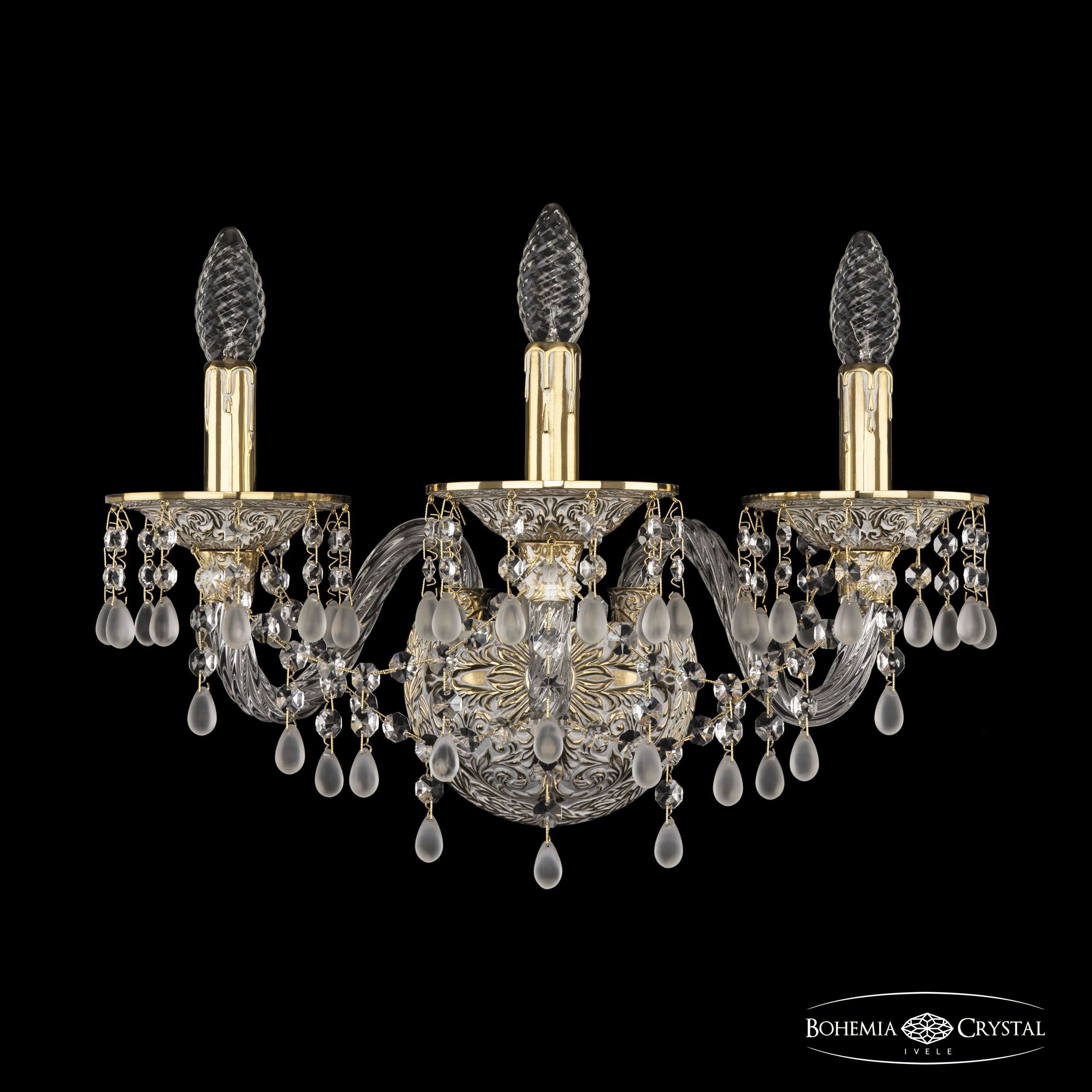 Настенное бра Bohemia 16110B/3/165/XL GW V0300