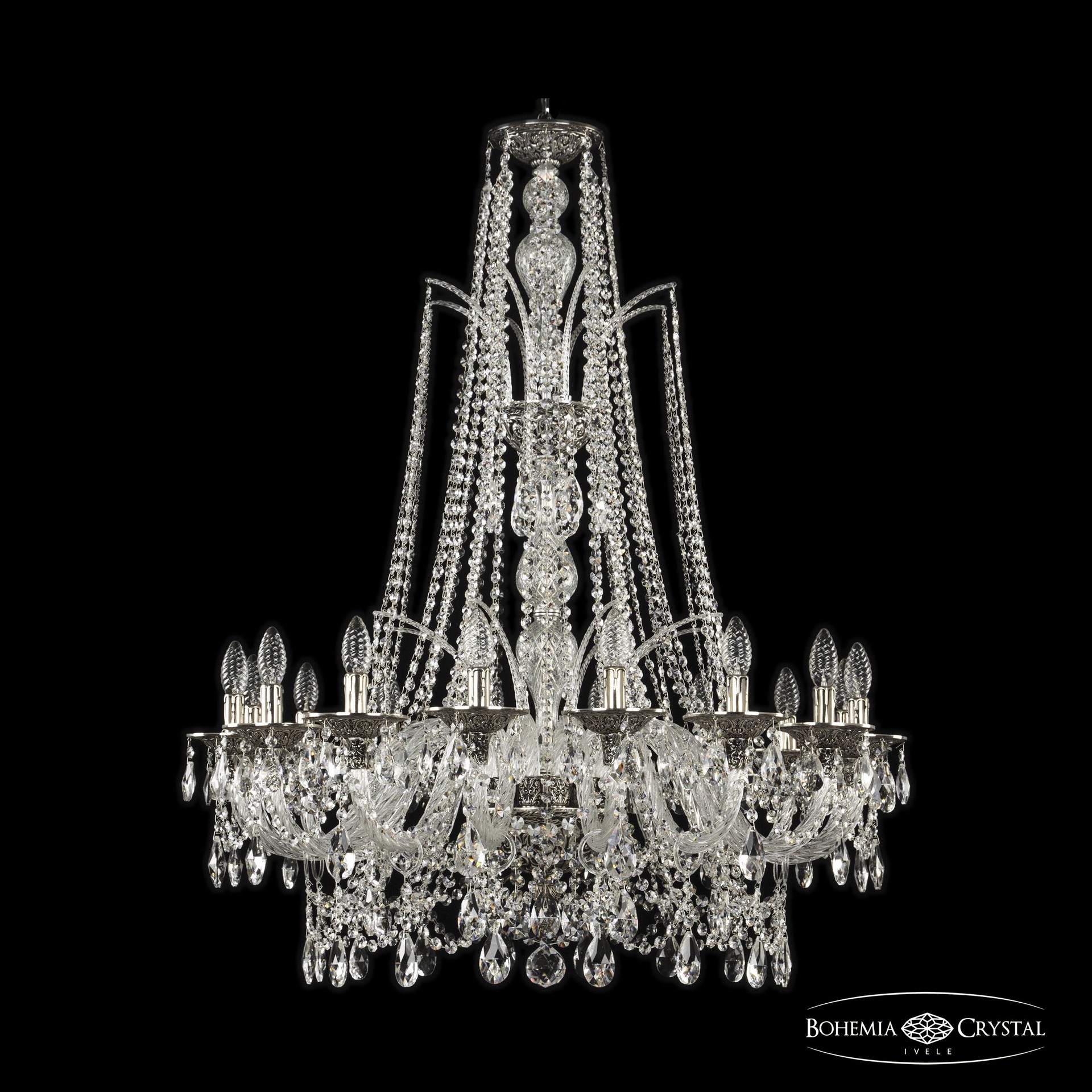 Подвесная хрустальная люстра 1611 Bohemia 16111/16/300/XL-108 NB