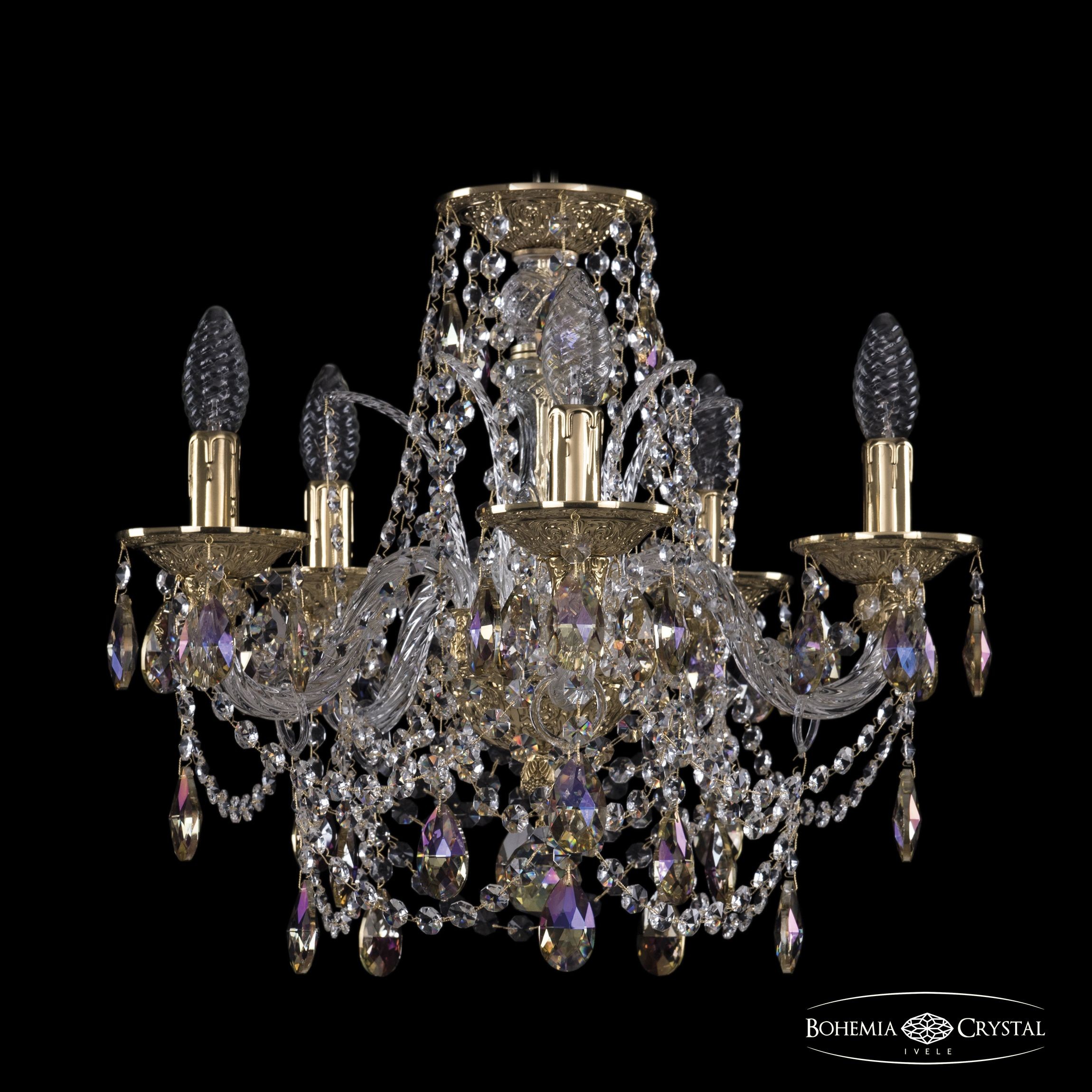 Подвесная хрустальная люстра 1611 Bohemia 16111/5/141 G K801