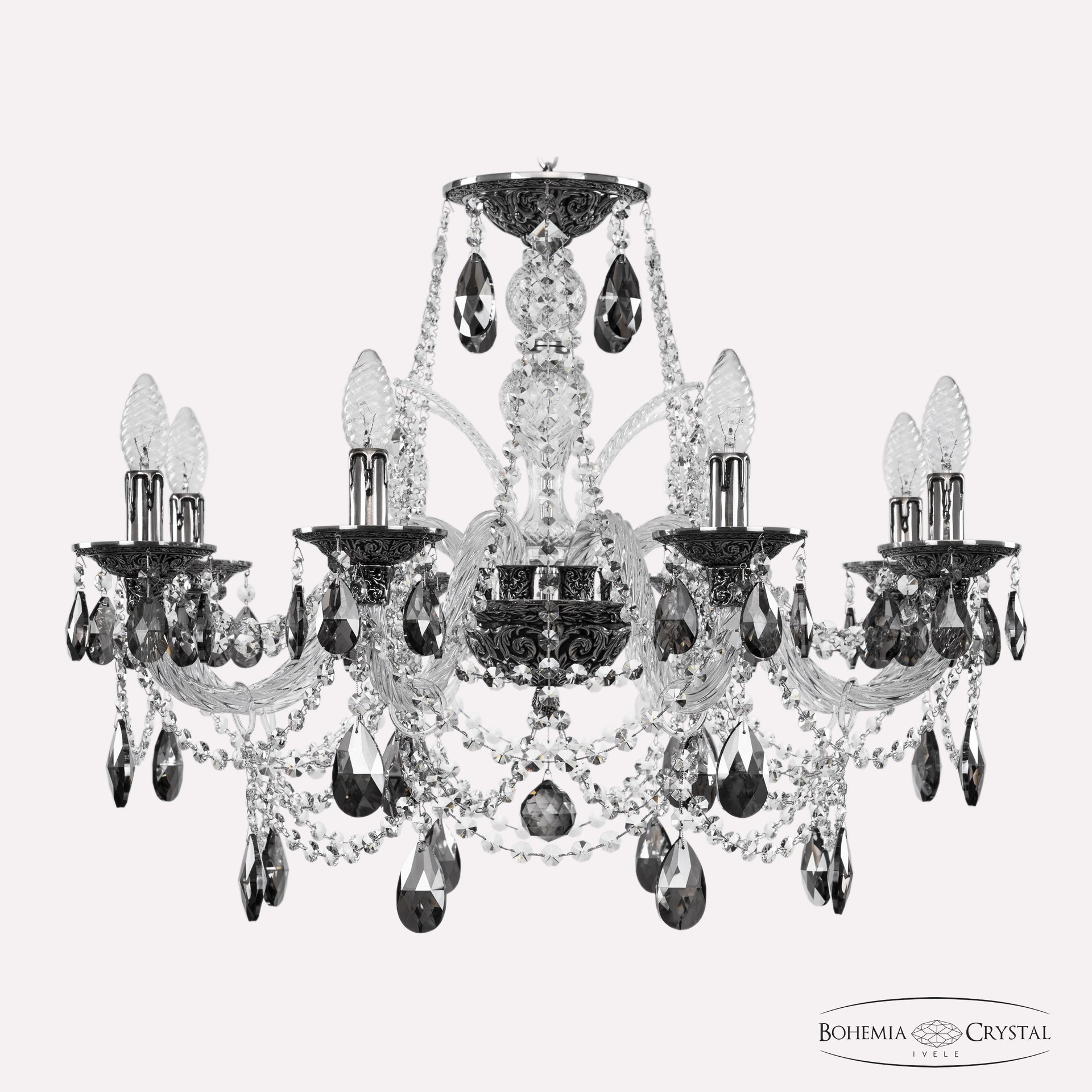 Подвесная хрустальная люстра 1611 Bohemia 16111/8/240 NB K731
