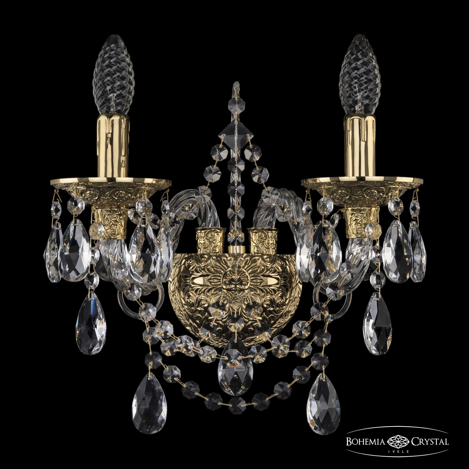 Настенное бра Bohemia 16111B/2/141 G