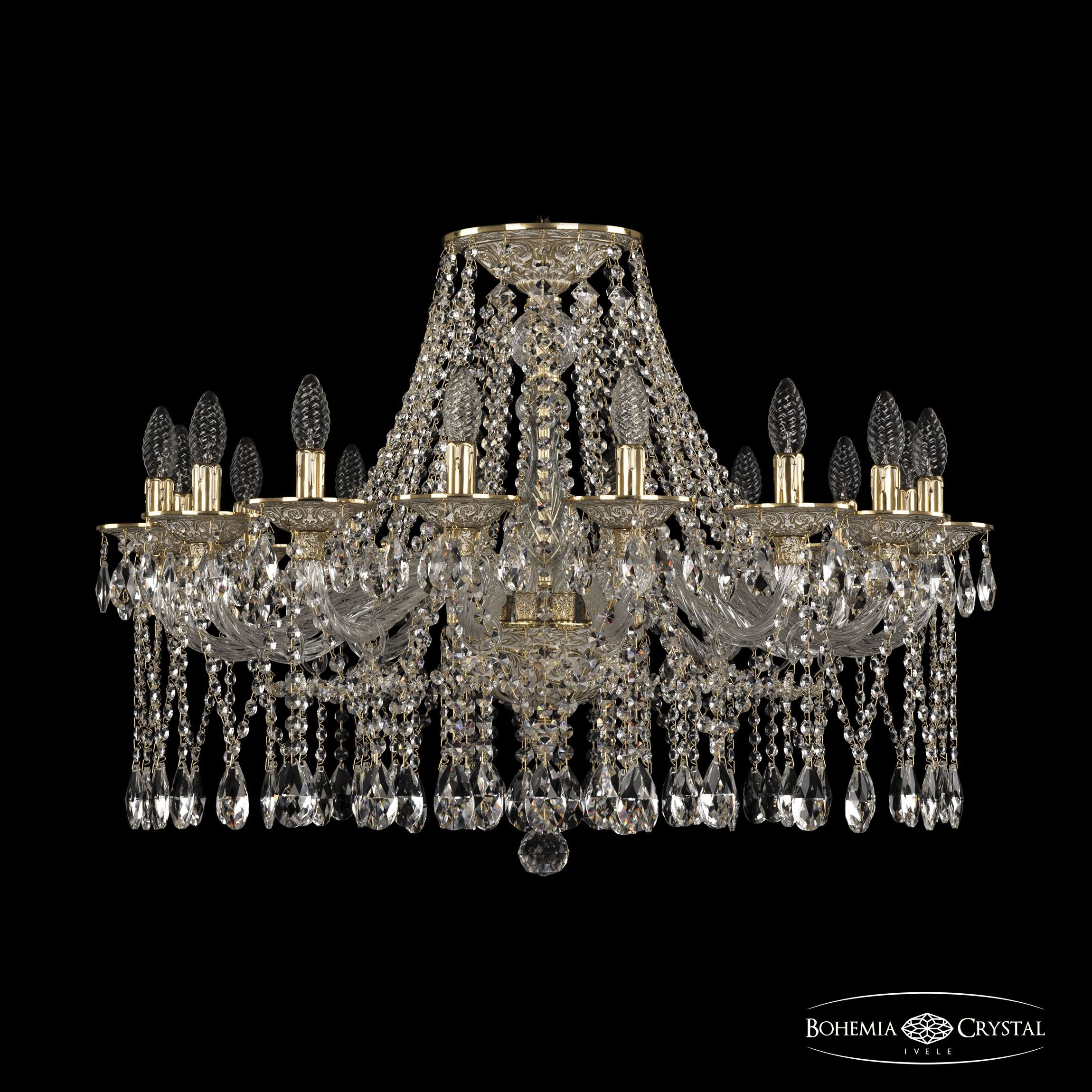 Подвесная хрустальная люстра 1613 Bohemia 16113/16/300 GW