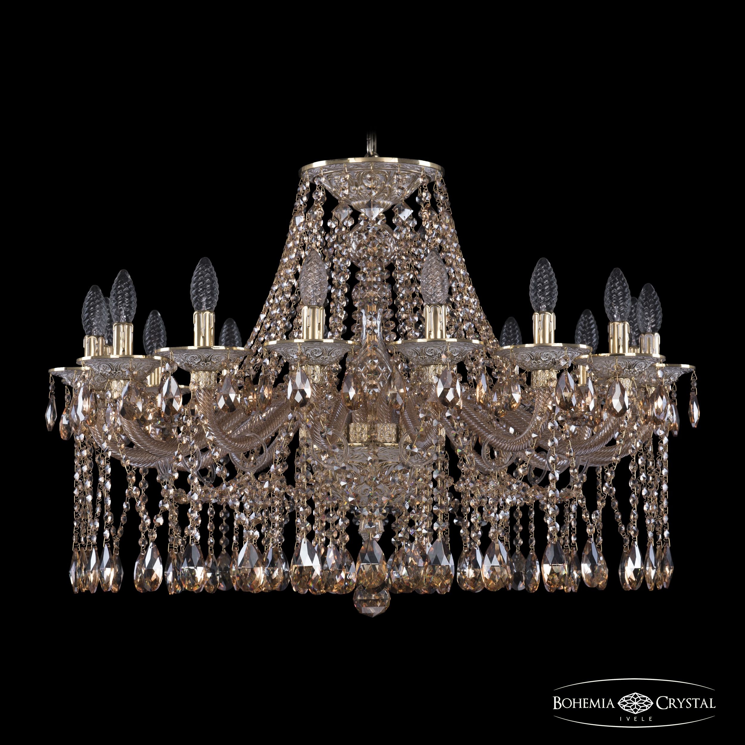 Подвесная хрустальная люстра 1613 Bohemia 16113/16/300 GW M721