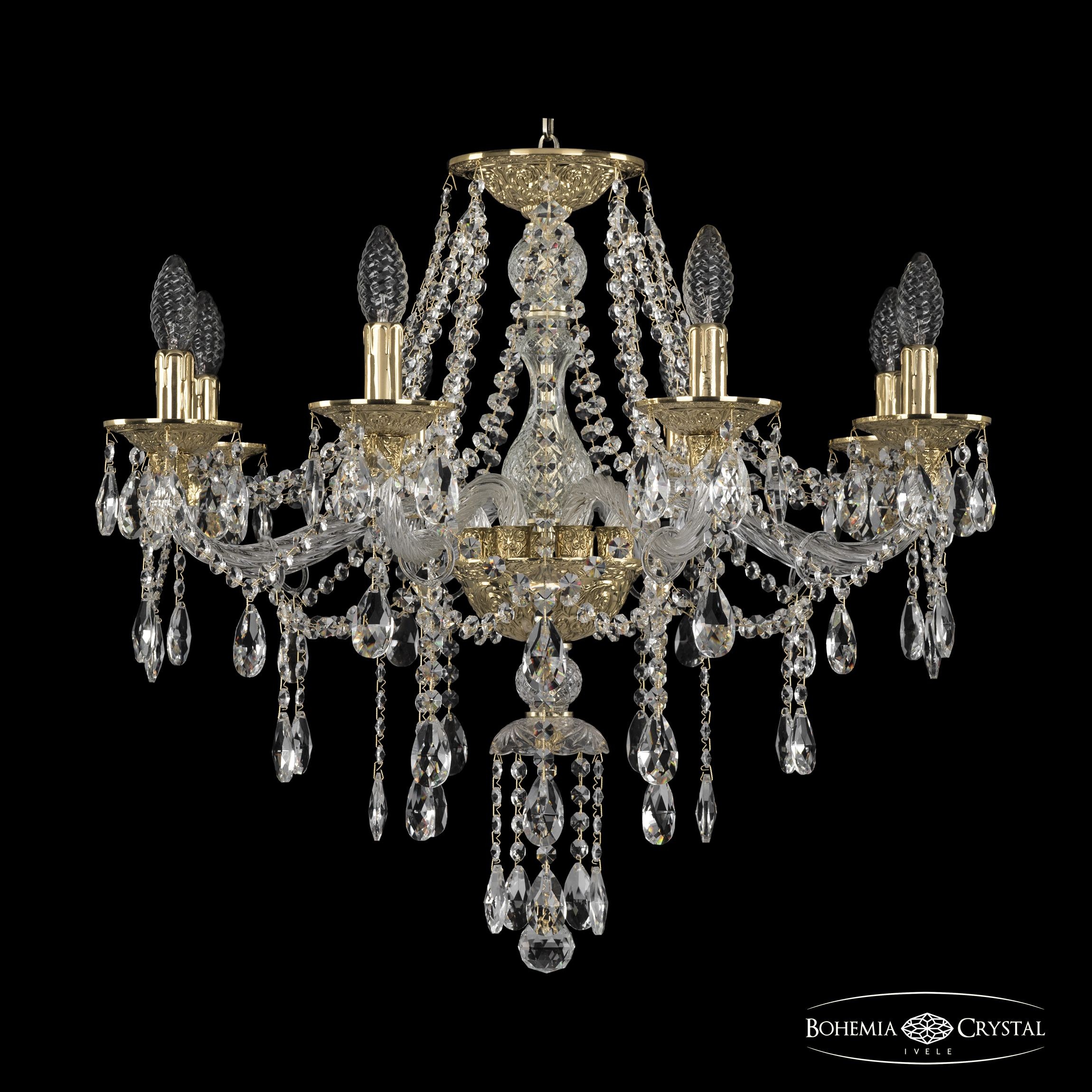 Подвесная хрустальная люстра 1615 Bohemia 16115/8/240 G