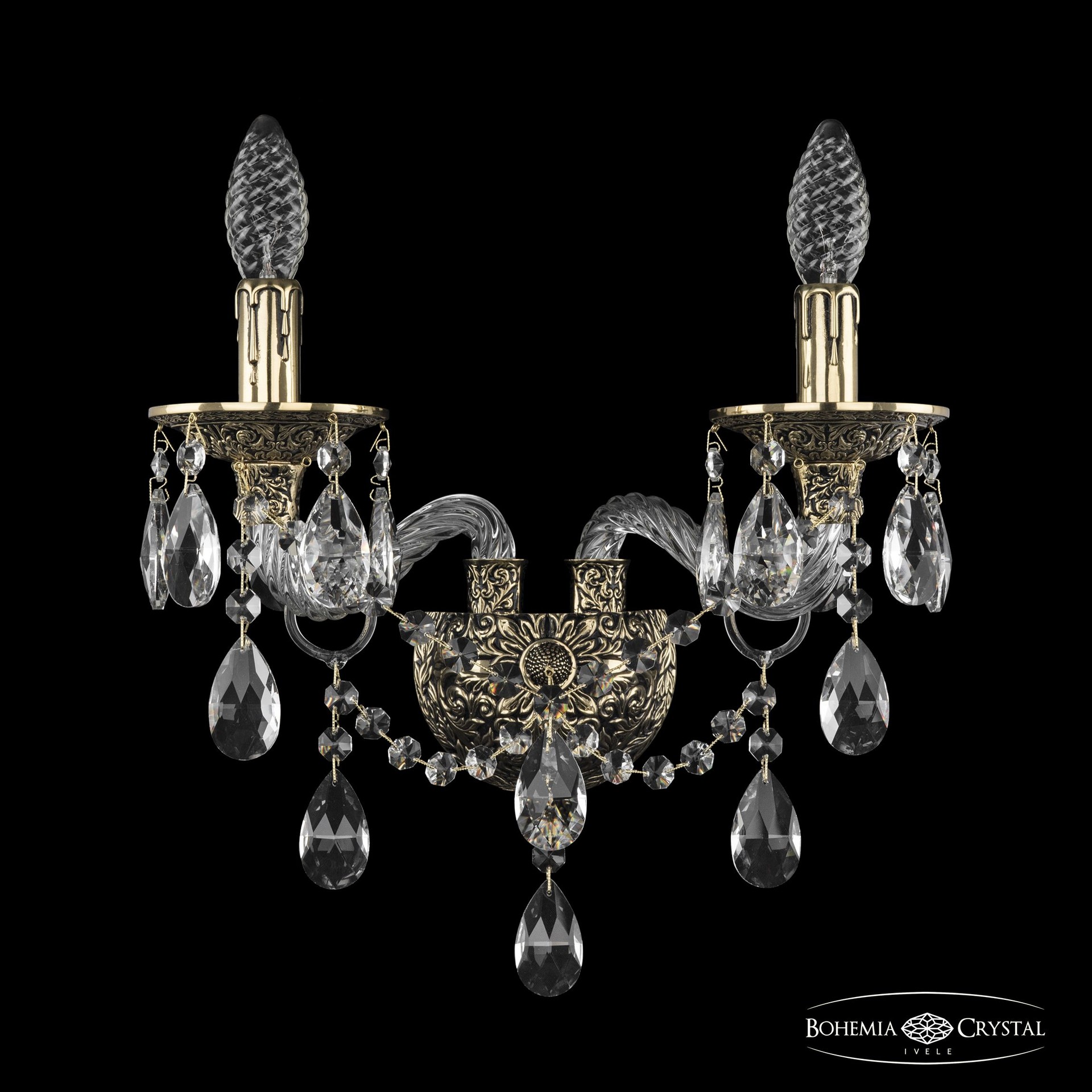 Настенное бра Bohemia 16115B/2/165 GB