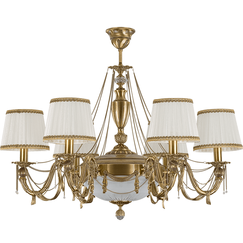 Потолочная люстра Kutek Baccara BAC-ZW-6+1(P/A)