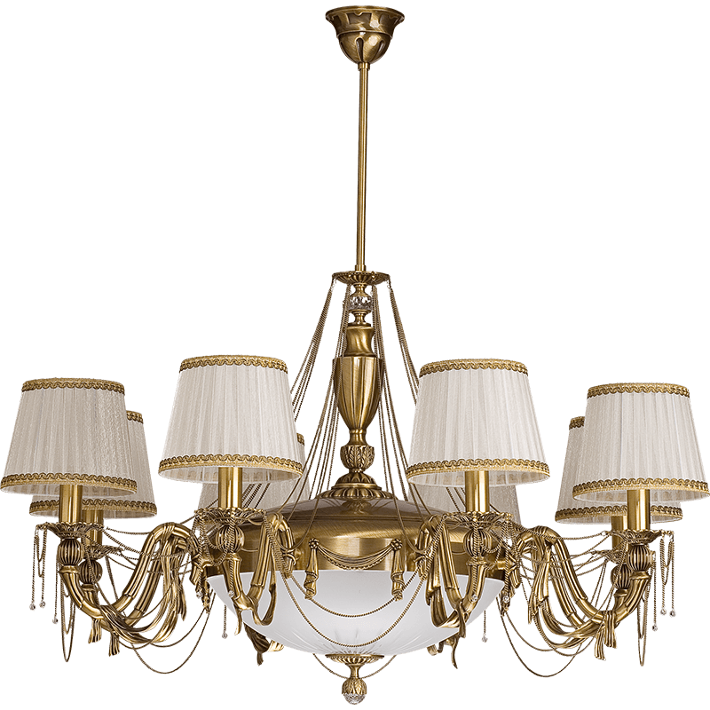 Потолочная люстра Kutek Baccara BAC-ZW-8+1(P/A)