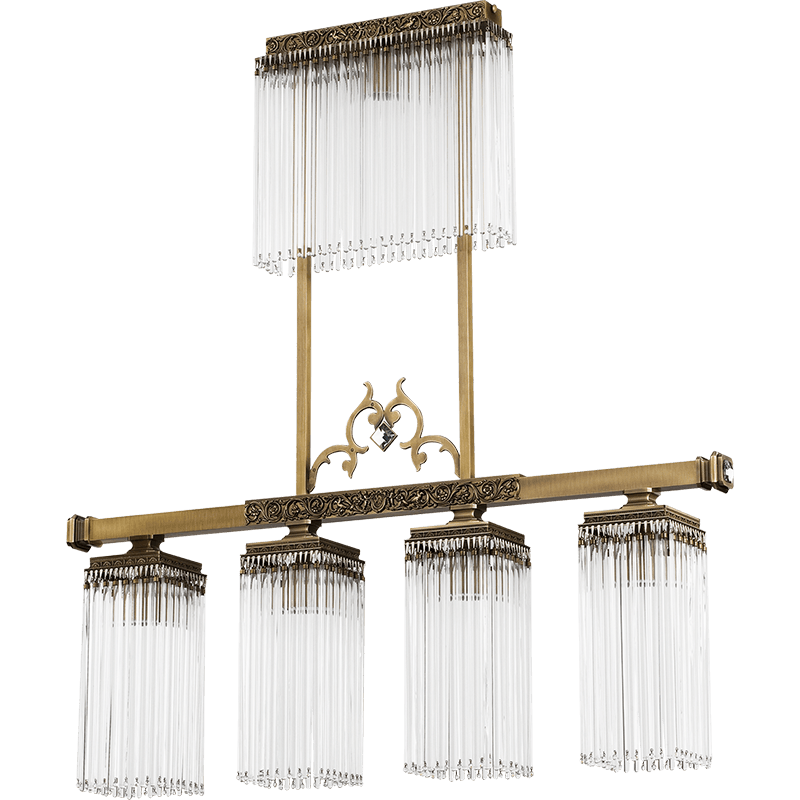 Потолочная люстра Kutek Carino CAR-ZWL-4+1(P)