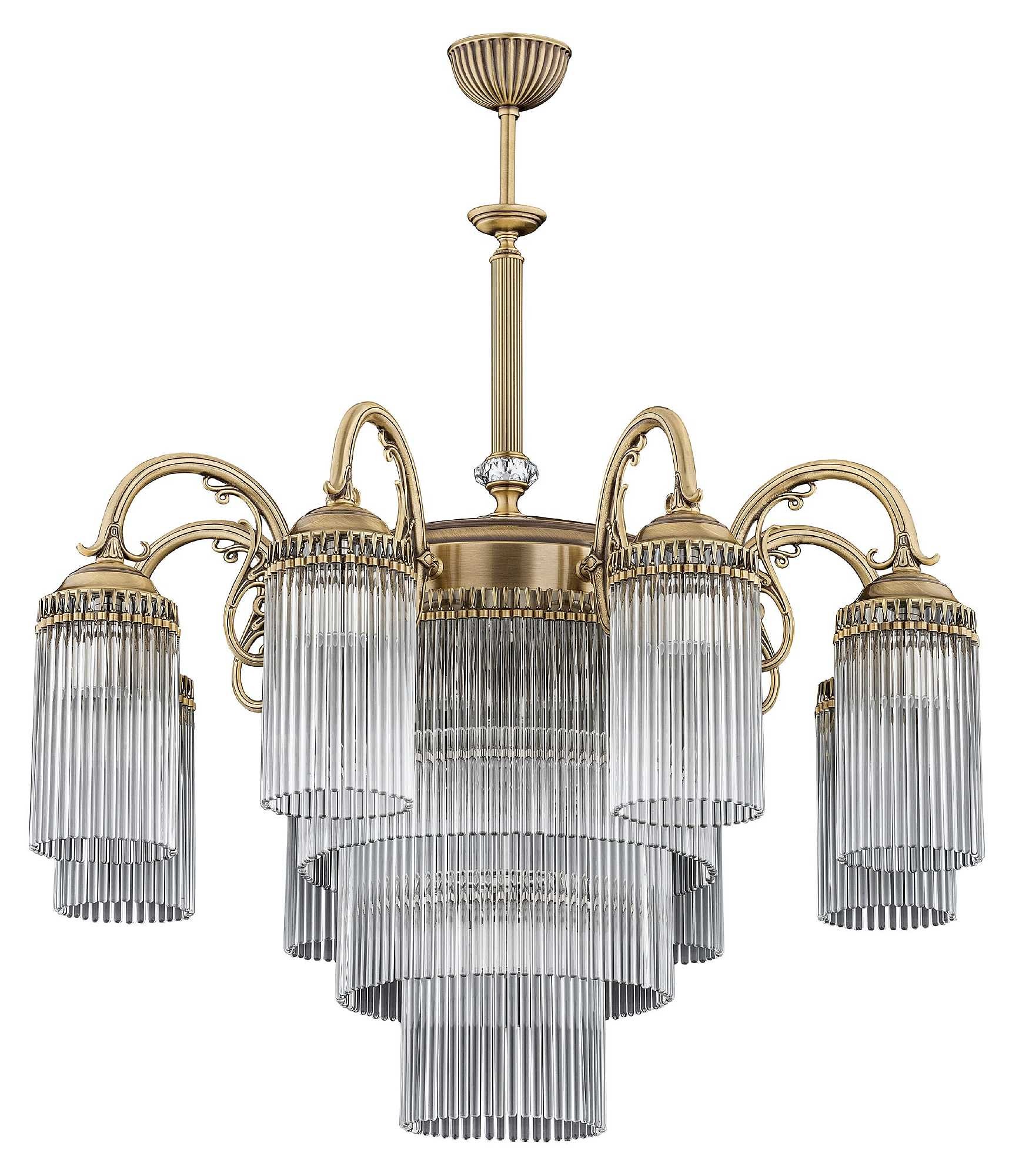 Потолочная люстра Kutek Fiore FIO-ZW-6+1(P)