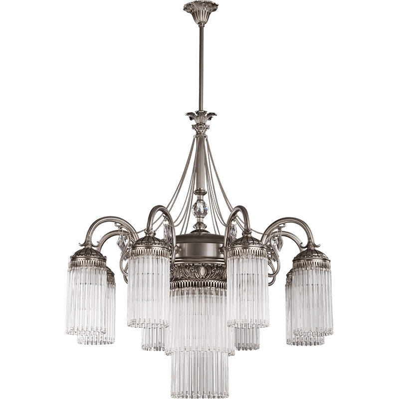 Потолочная люстра Kutek Fiore FIO-ZW-8+1(N)