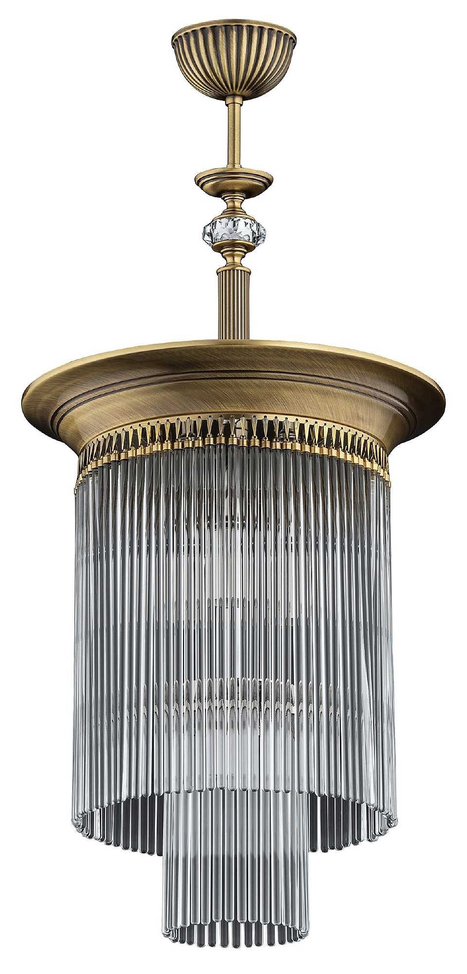 Потолочная хрустальная люстра Kutek Fiore FIO-ZWD-1(P)