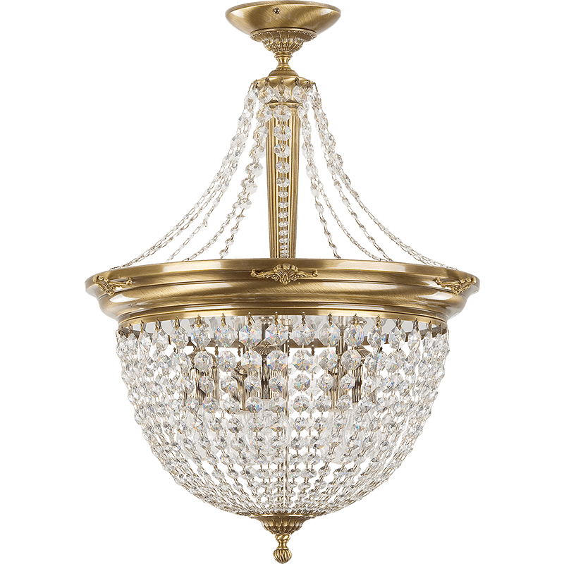 Потолочная хрустальная люстра Kutek Fontana FON-PL-5(P)