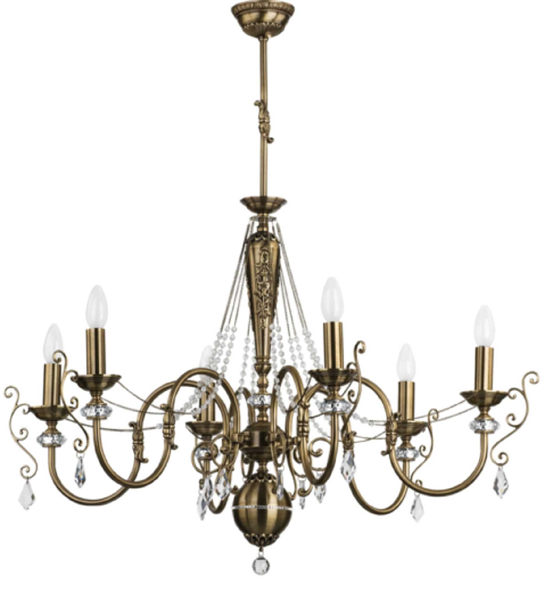 Потолочная люстра Kutek Luca LUC-ZW-6(P)