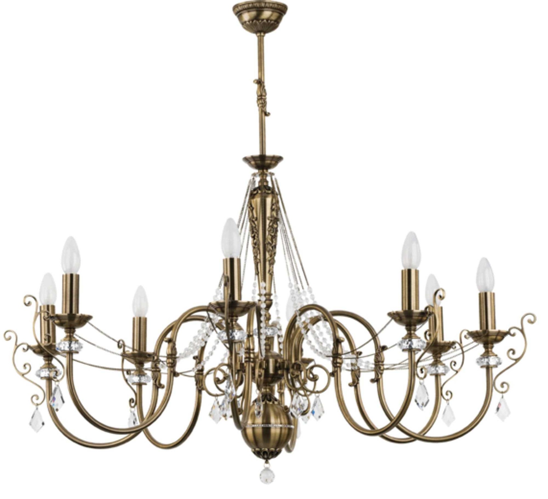 Потолочная люстра Kutek Luca LUC-ZW-8(P)