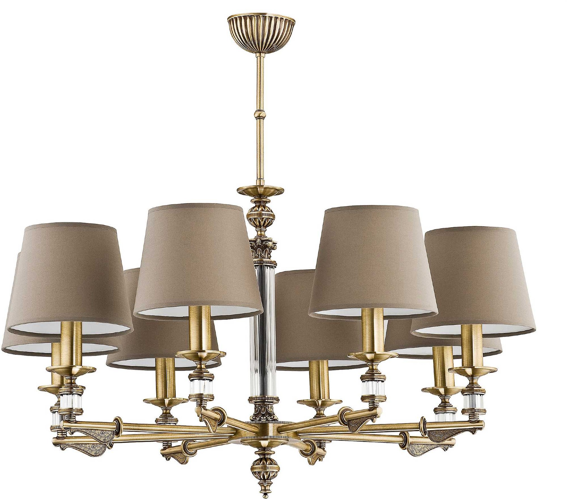 Потолочная люстра Kutek Merano (абажур) MER-ZW-8(P/A)