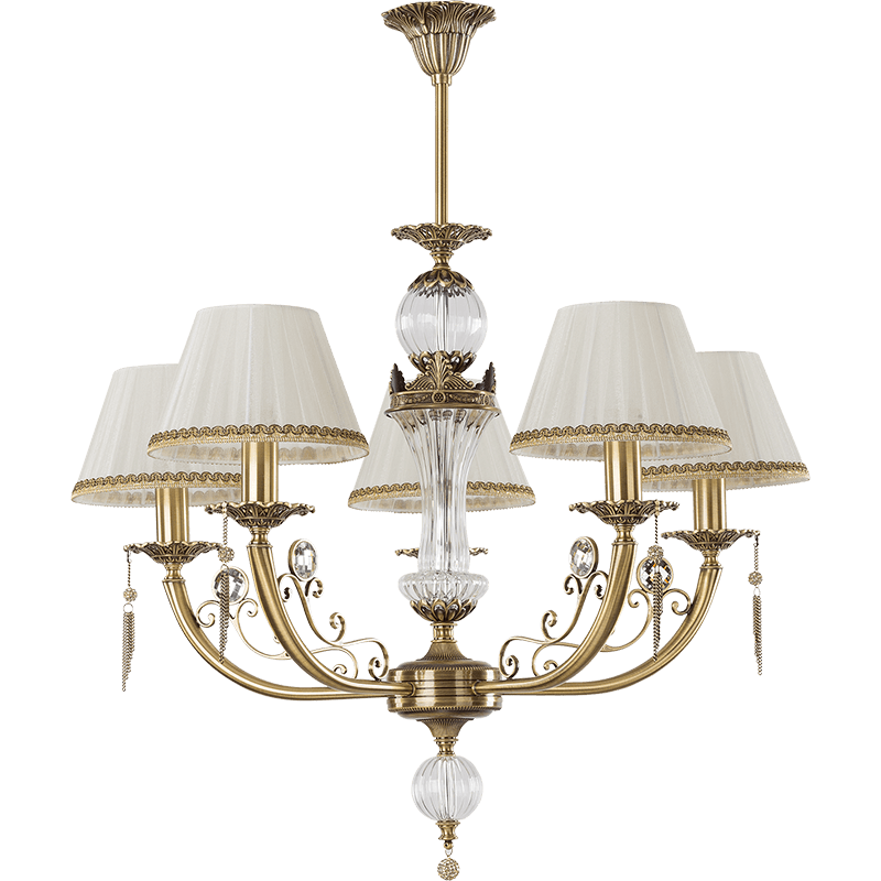 Потолочная люстра Kutek Rico (абажур) RIC-ZW-5(P/A)