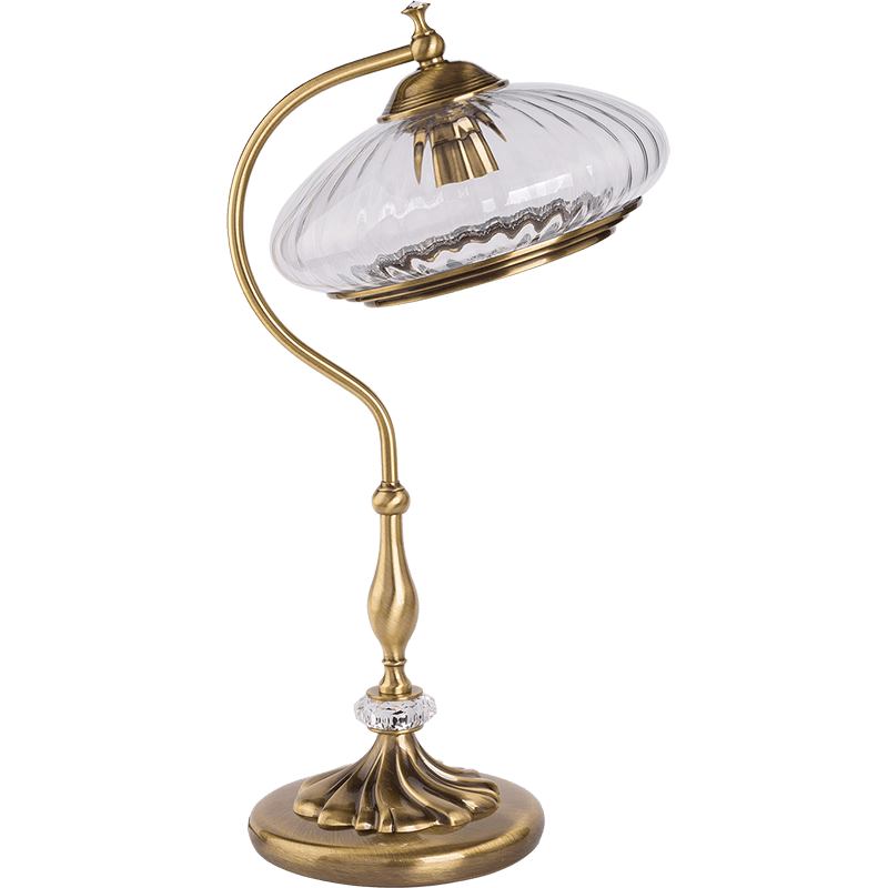 Настольная лампа Kutek San Marino New Swarovski (плафон) SAN-LN-1(P)SW