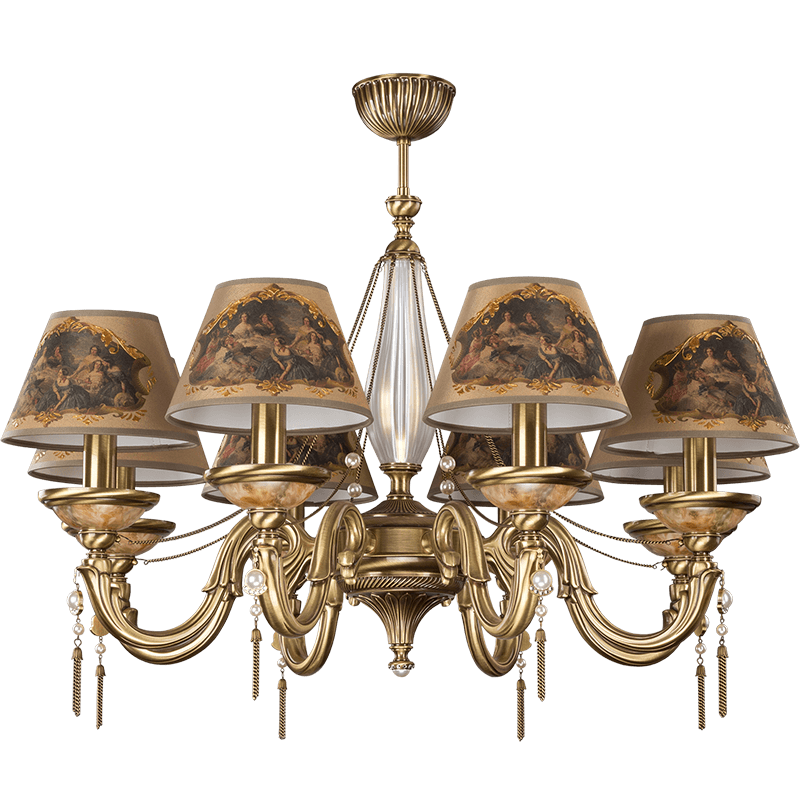 Потолочная люстра Kutek Torino TOR-ZW-8(P/A)SR