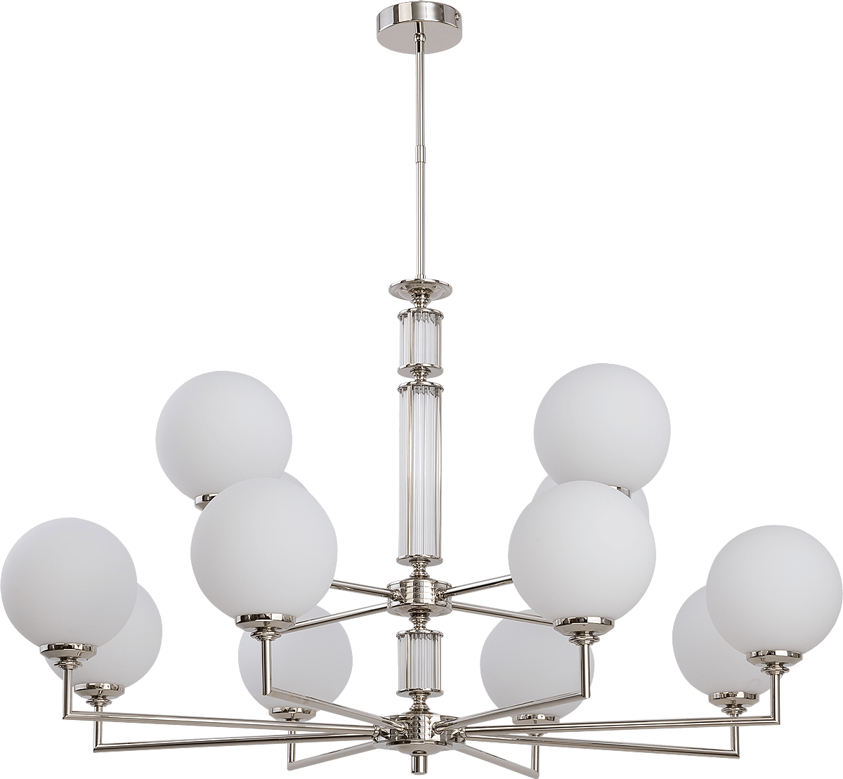 Люстра на штанге Kutek Artu Glass ART-ZW-12(N) G