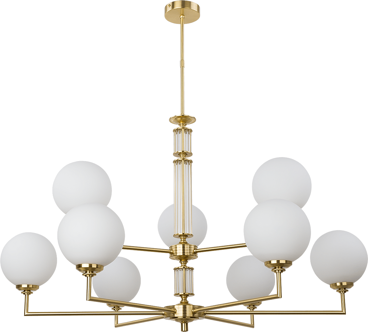 Люстра на штанге Kutek Artu Glass ART-ZW-9(ZM) G