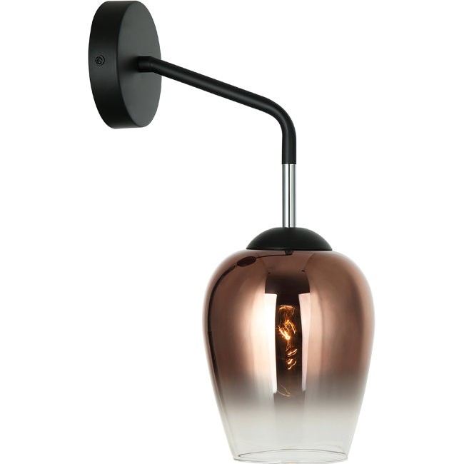 Настенное бра Lumien Hall Меган 4036/1W-BK-COP