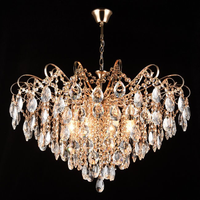 Подвесная хрустальная люстра Сабрина Wedo Light 70615.01.01.08