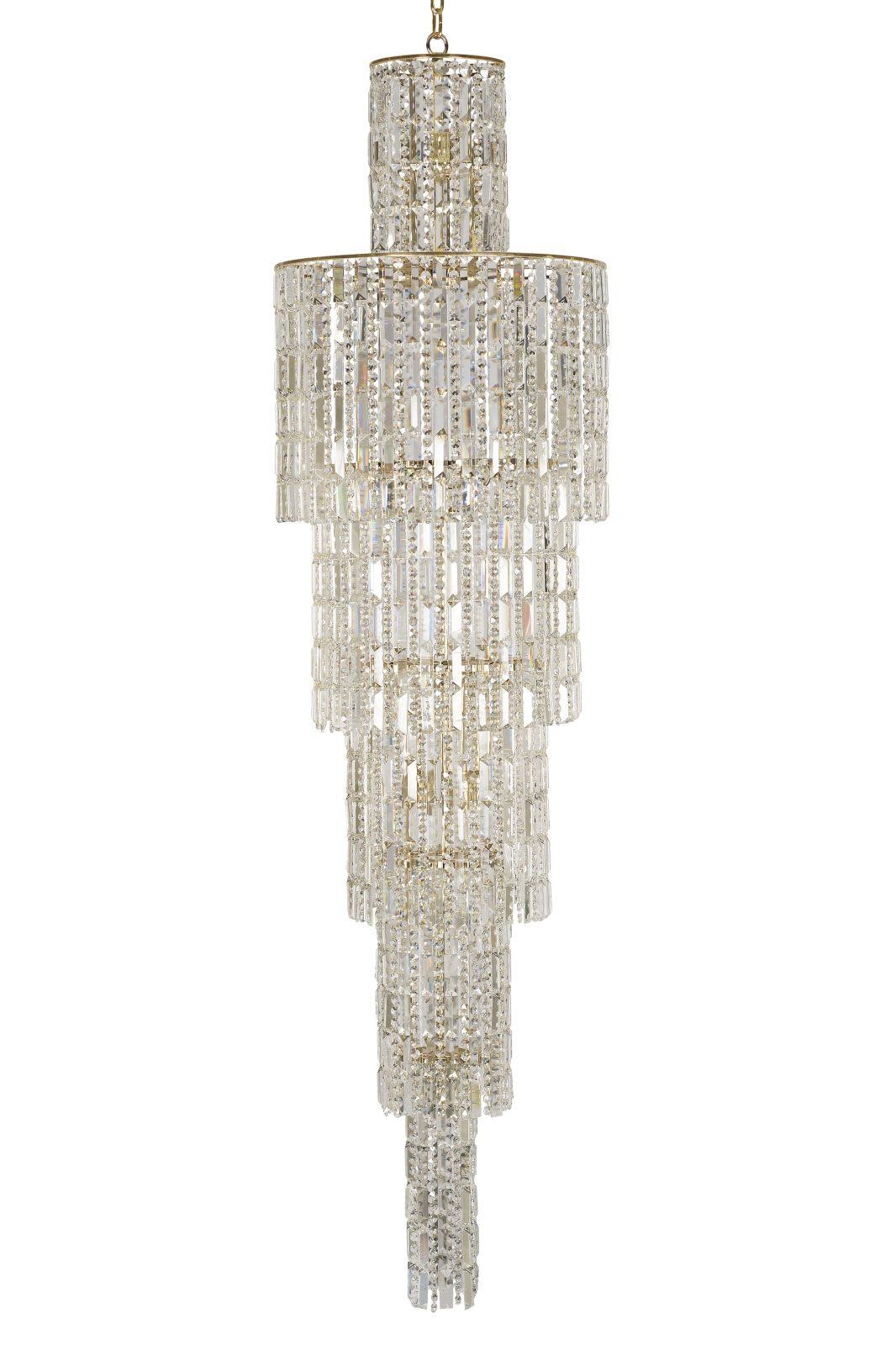 Люстра каскадная Dio D'Arte Bergamo Gold Bergamo E 1.11.50.200 G