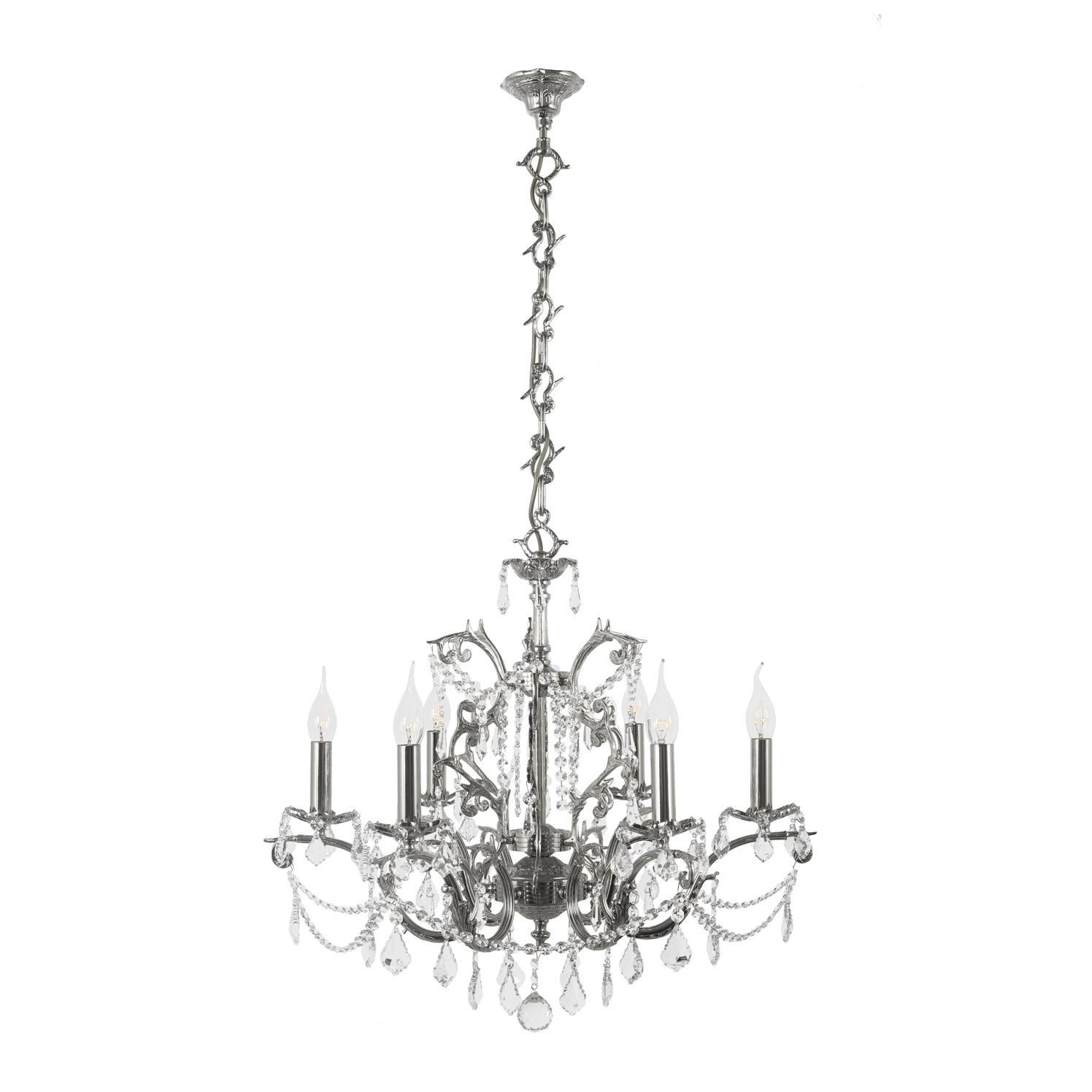 Подвесная люстра Dio D'Arte Forli Nickel Forli E 1.1.6.200 N