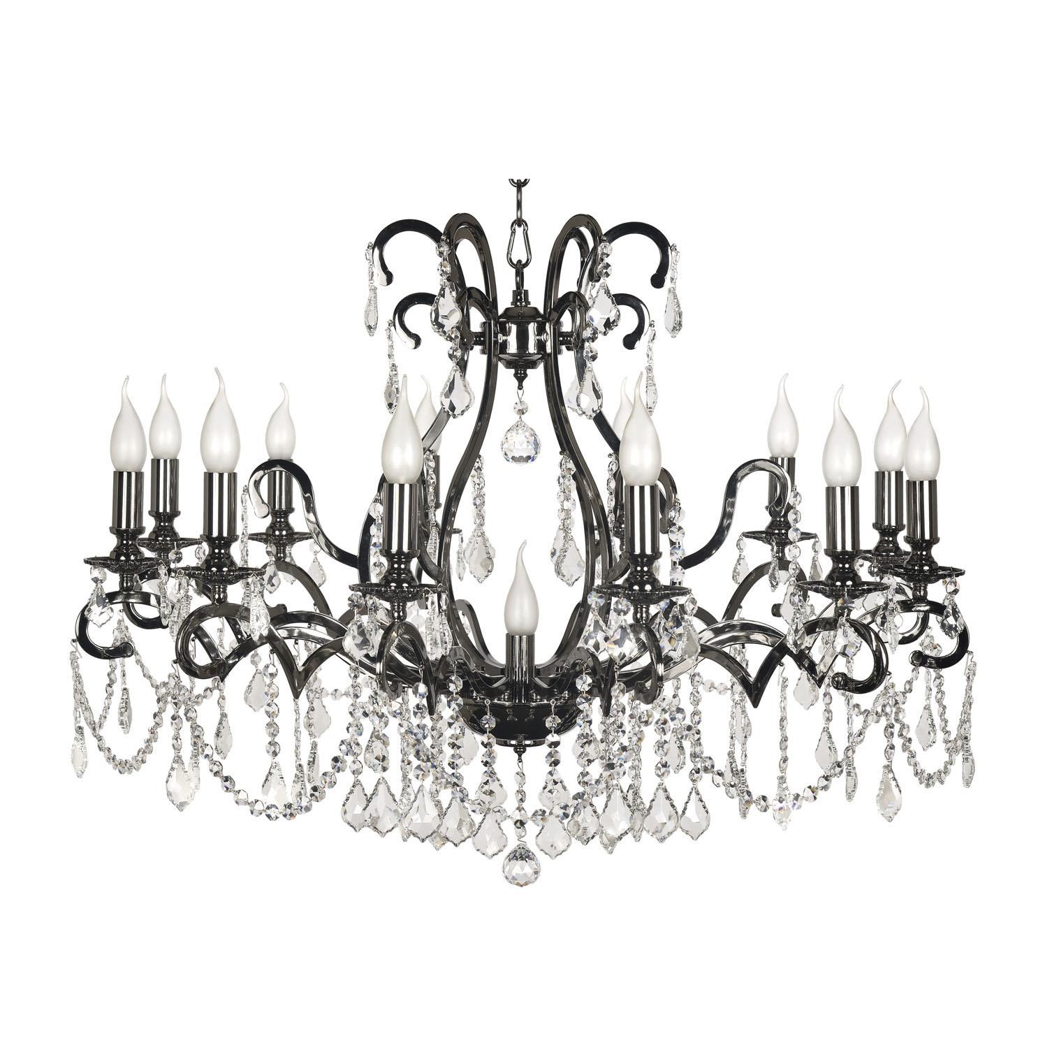 Подвесная люстра Dio D'Arte Isola Nickel black Isola E 1.1.12.200 NB