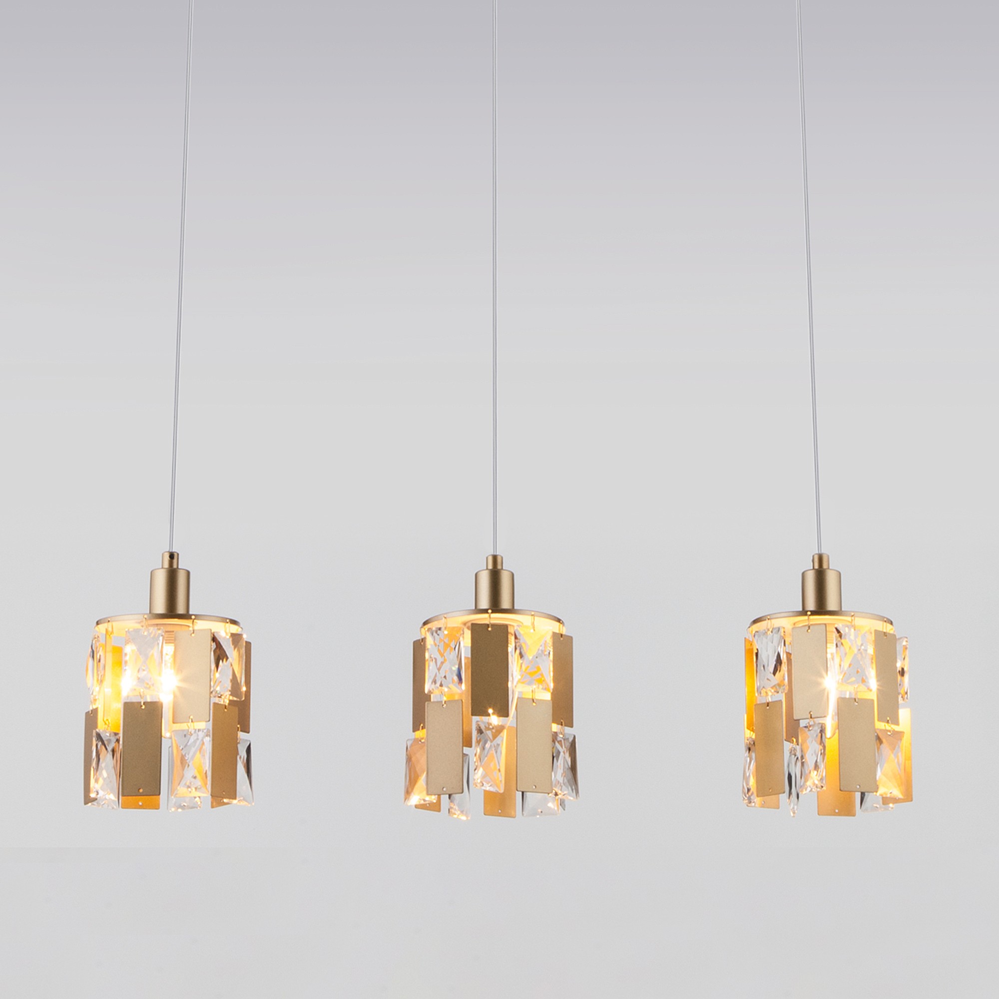 Светильник подвесной Eurosvet Scoppio 50101/3 перламутровое золото