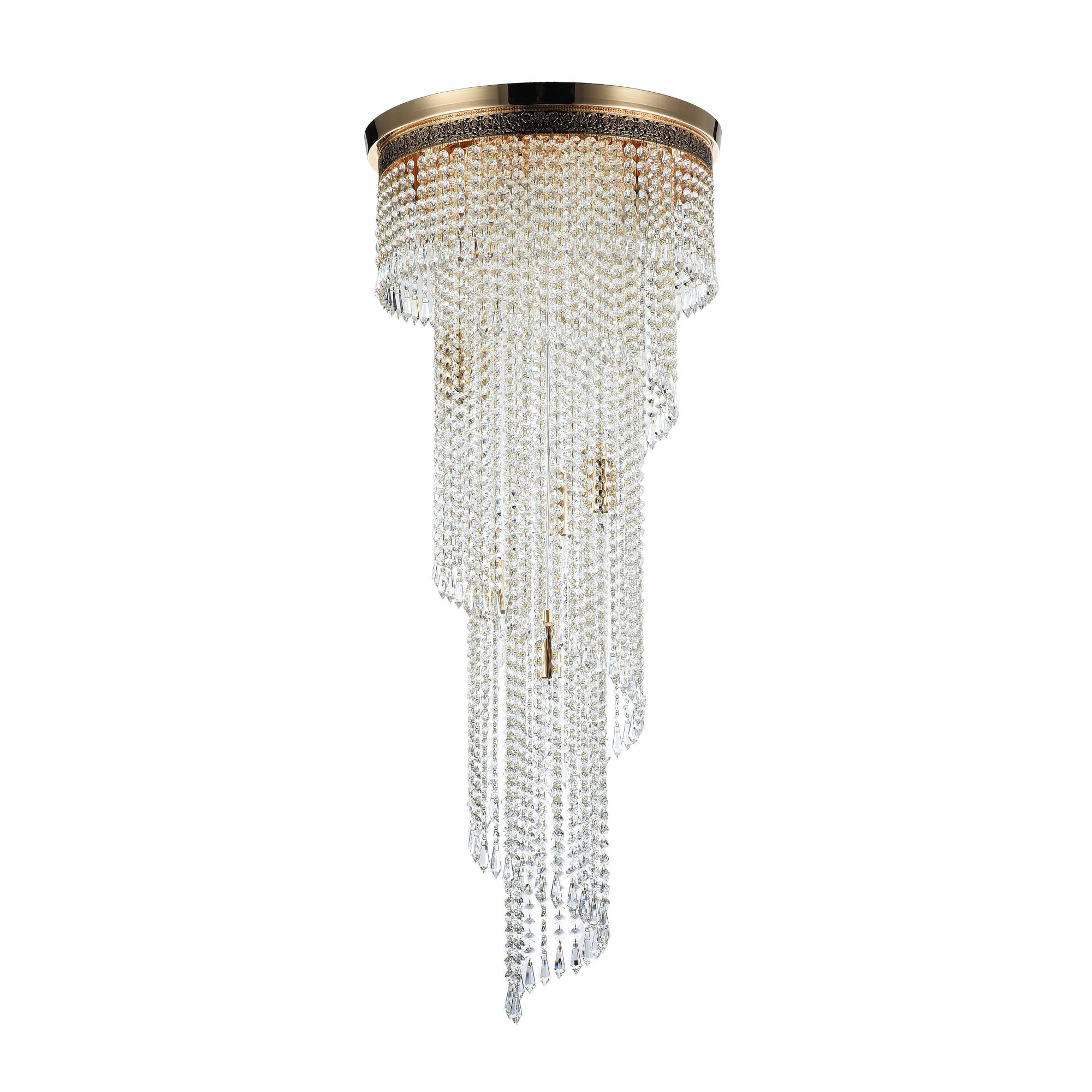 Люстра каскад Cascade DIA522-CL-12-G Maytoni